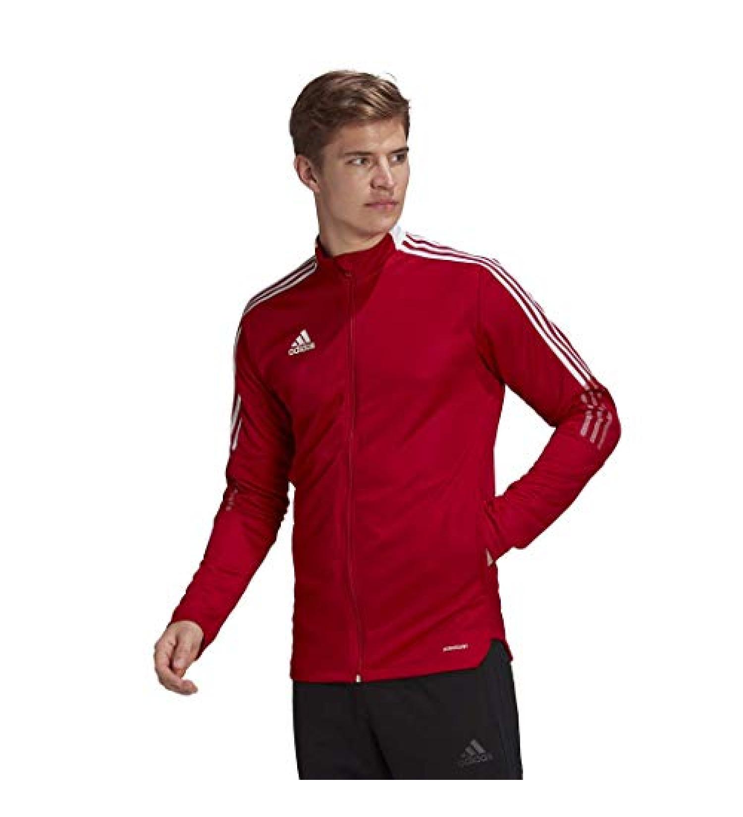 adidas Men's Tiro 21 Track Jacket - Team Power Red - Size Medium - Buy Online on SooperMarket.com