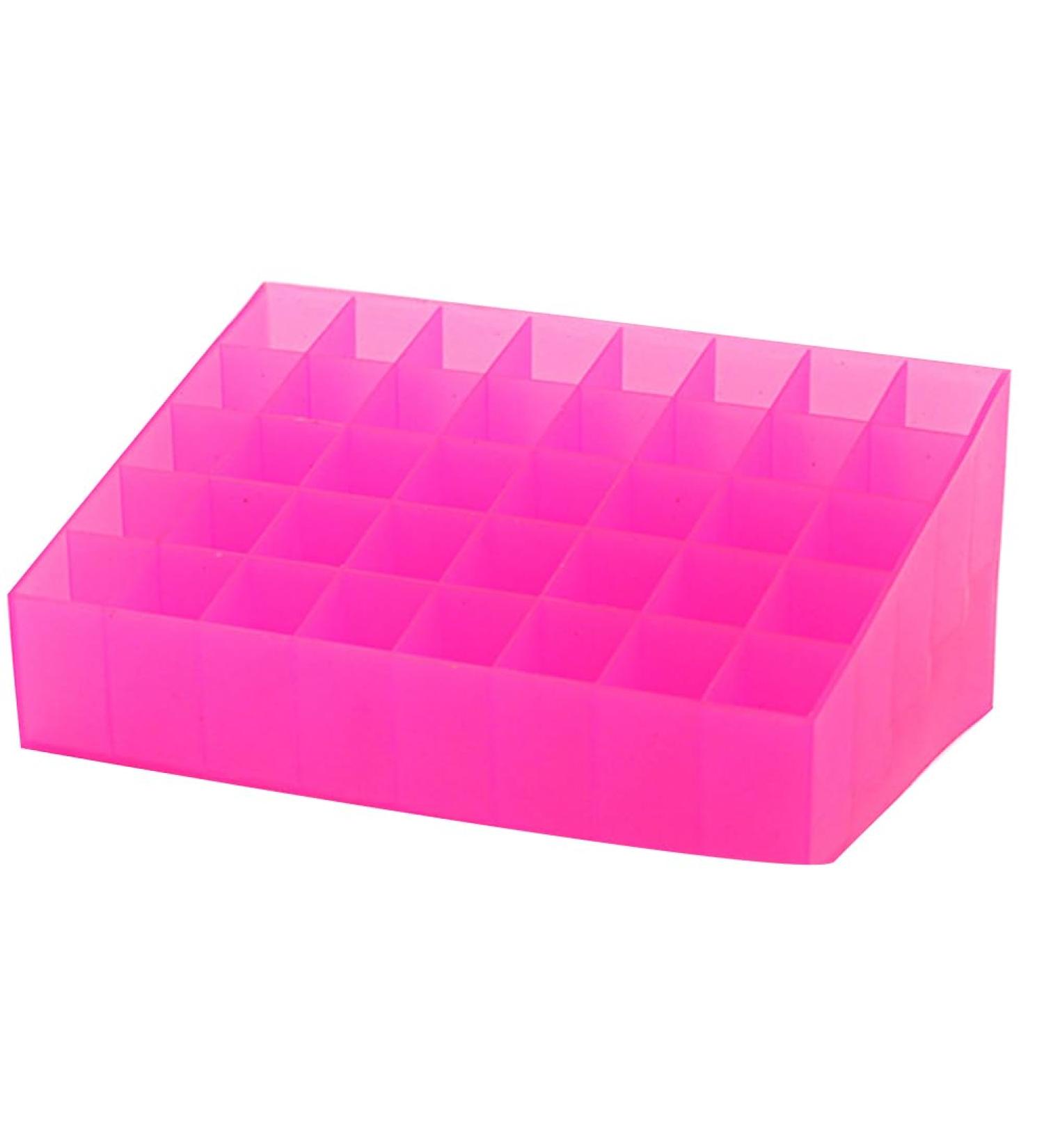 Shop Cabilock 40 Box Lipstick Holder - Pink Cosmetic Organizer & Jewelry Storage Case for International Shipping - Buy Online on SooperMarket.com
