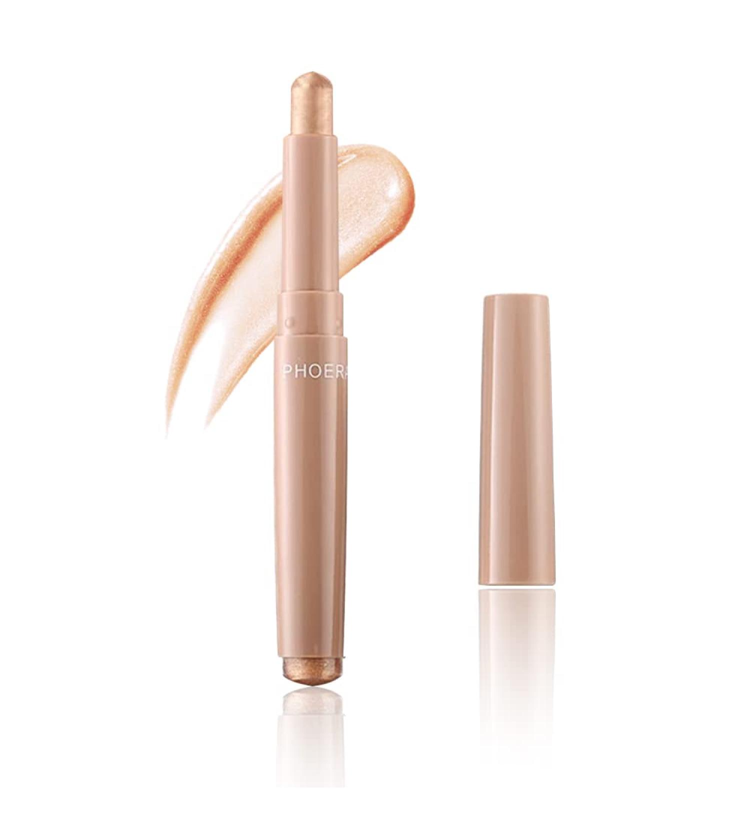 Go Ho Cream Eyeshadow Stick | Shimmer Eye Pencil - Waterproof & Creamy | 109 Champagne - Buy Online on SooperMarket.com