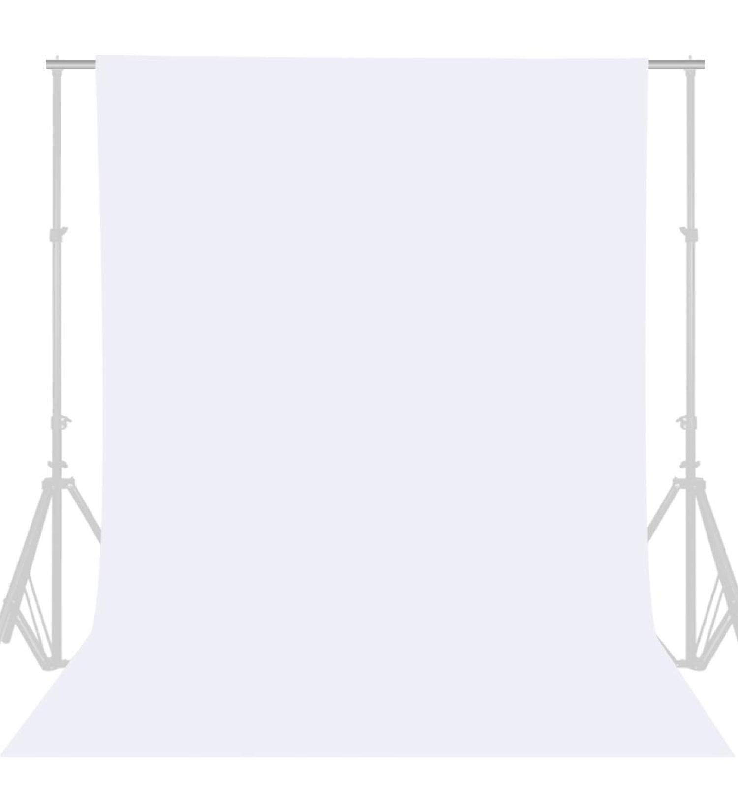 GFCC 8FTX10FT White Photography Backdrop for Photoshoots, Video Recording & Parties - Buy Online on SooperMarket.com