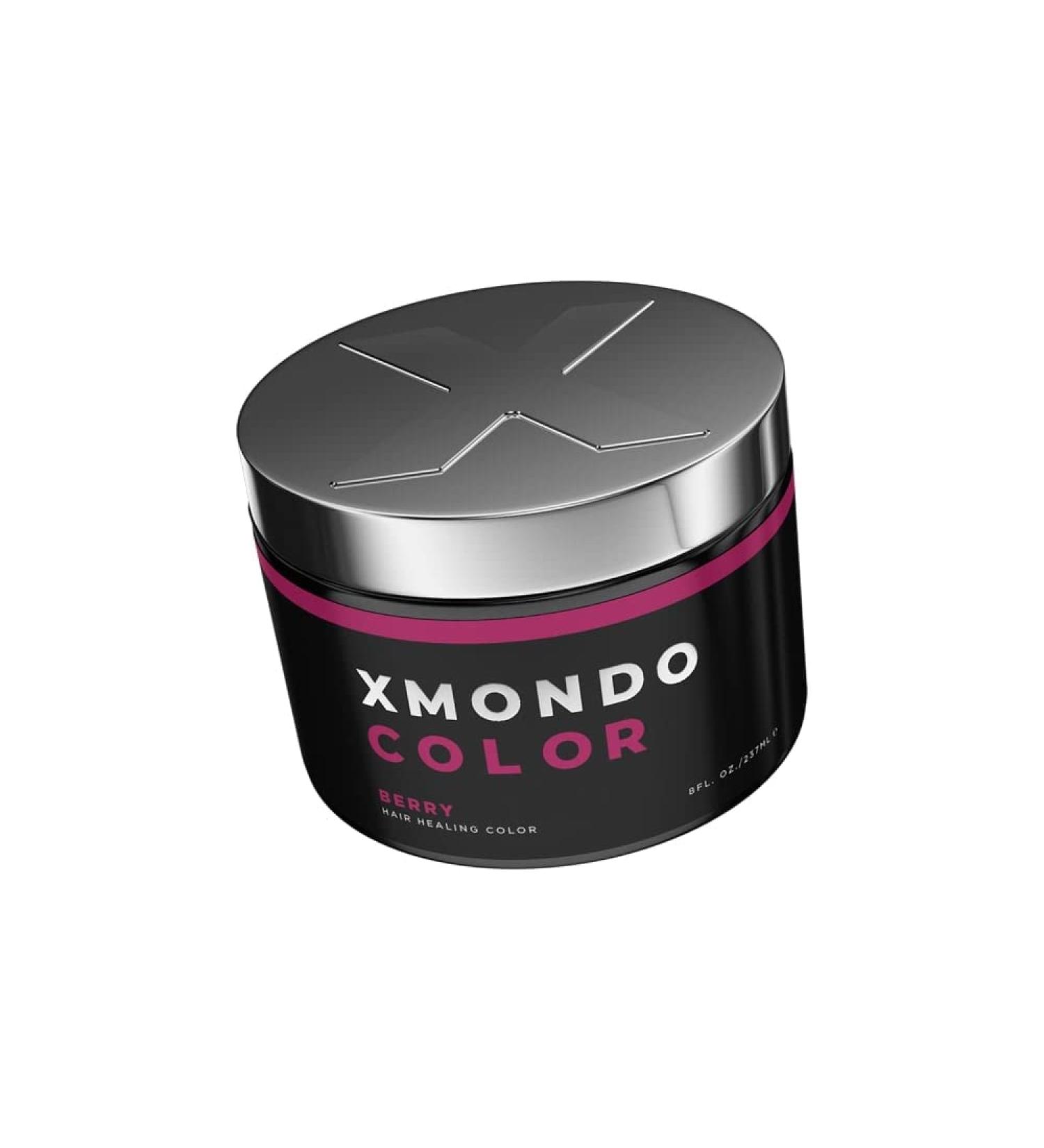 XMONDO Color Berry Hair Healing Semi Permanent Color - Vegan Formula with Hyaluronic Acid - 8 Fl Oz - Buy Online on SooperMarket.com