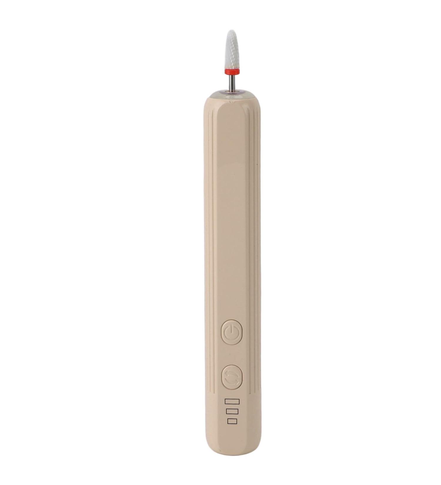 Electric Nail File Rechargeable Electric Nail Grinder Professional 30000RPM with 6 Dead Skin Removal Heads for Home Salon Use (Narootepu0ivxy135-13) - Buy Online on SooperMarket.com