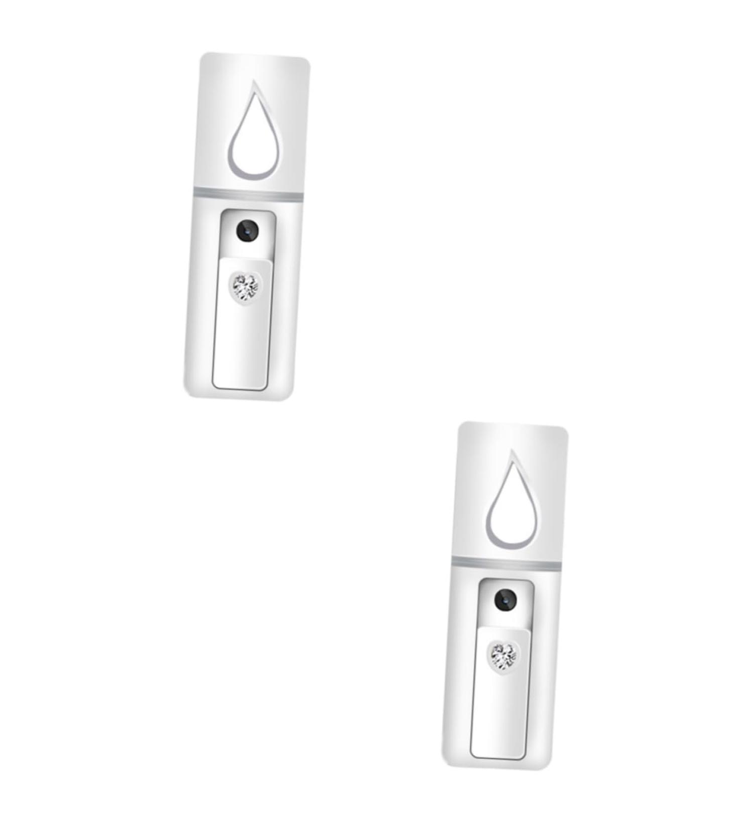 HAPINARY 2pcs Facial Spray Mist Mini Face Humidifier Hydrating Sprayer for Eyelash Extensions White - Buy Online on SooperMarket.com