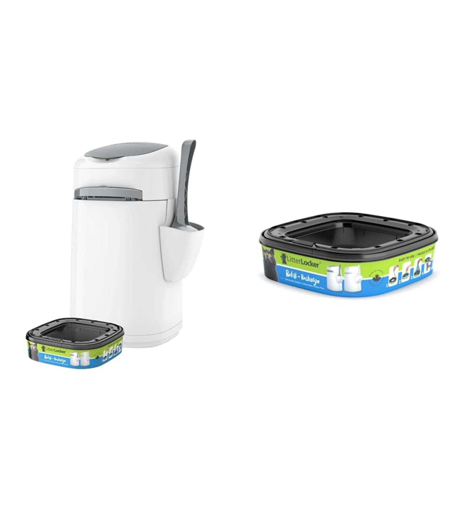 LitterLocker Cat Litter Disposal System + LitterLocker Design and Design Plus Refill Locker (Blue) Litter Disposal System + Refill Locker Blue - Buy Online on SooperMarket.com