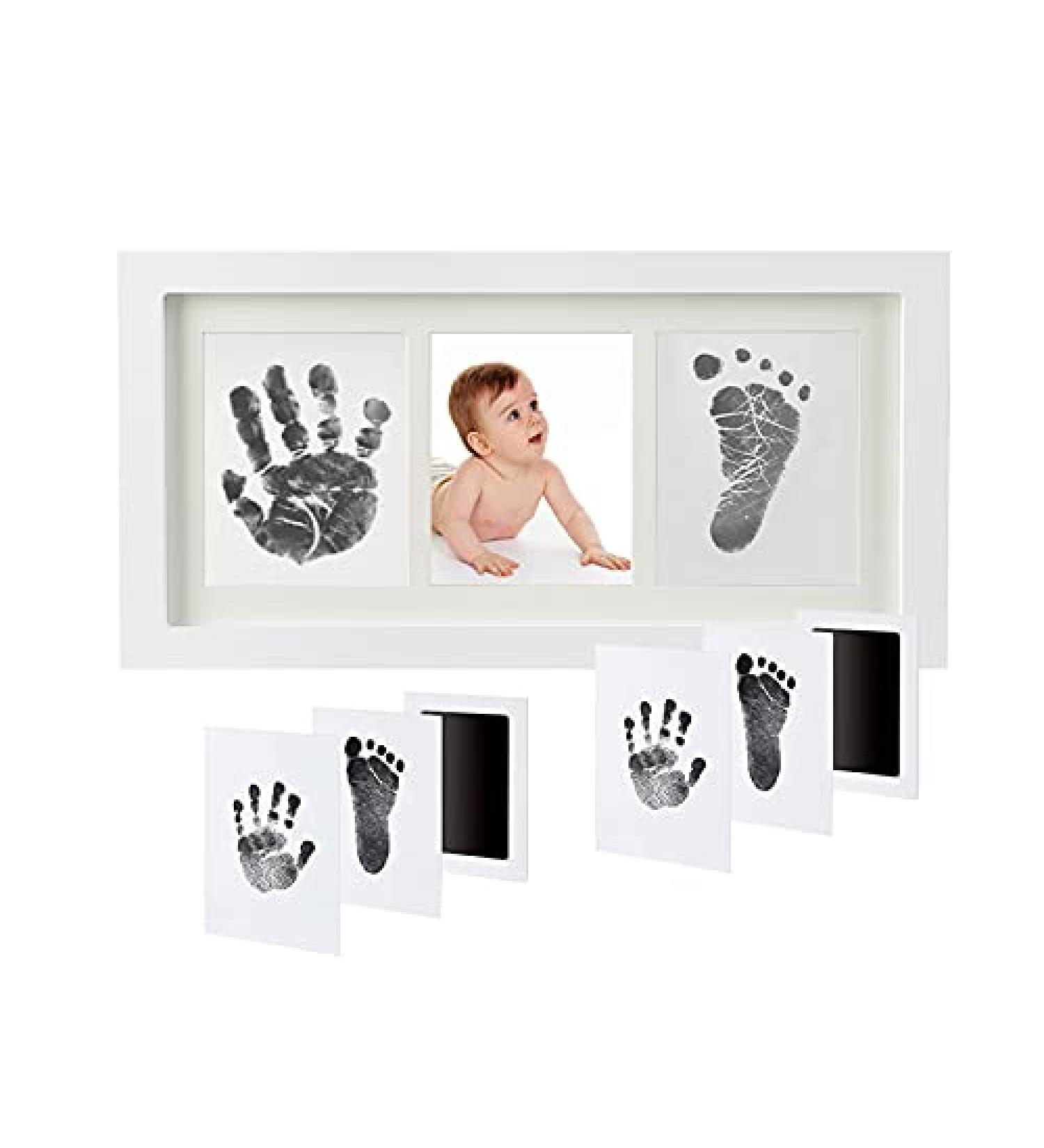 Baby Hand and Footprint Kit with Clean-Touch Ink Pad - Non-Toxic Keepsake for Newborns | Perfect Gift for Baby Showers and New Parents - Buy Online on SooperMarket.com