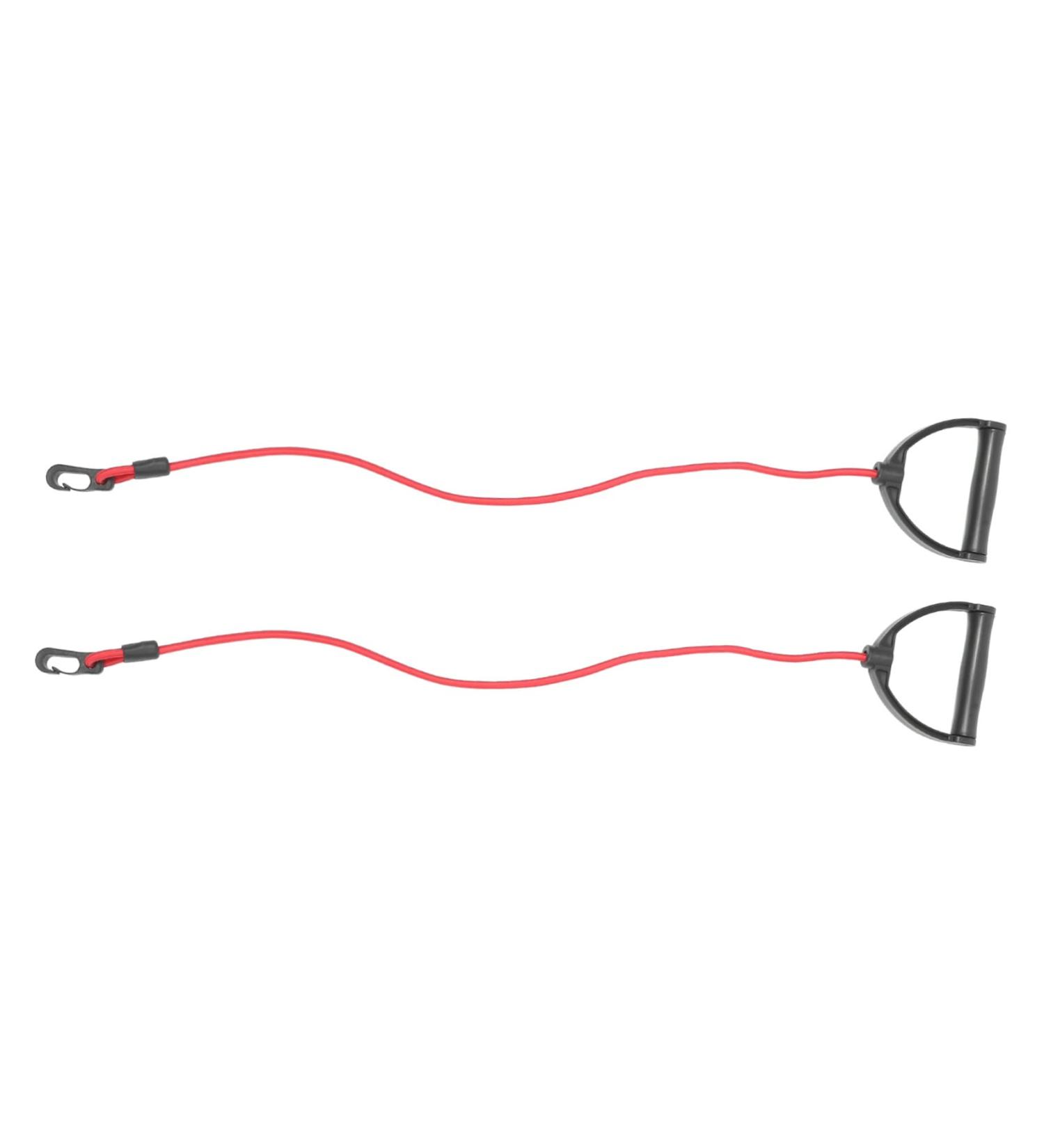 Buy 1 Pair Pull Rope Fitness Elastic Belt - Resistance Bands for Home Treadmill Workout | Red Latex Exercise Bands - Buy Online on SooperMarket.com