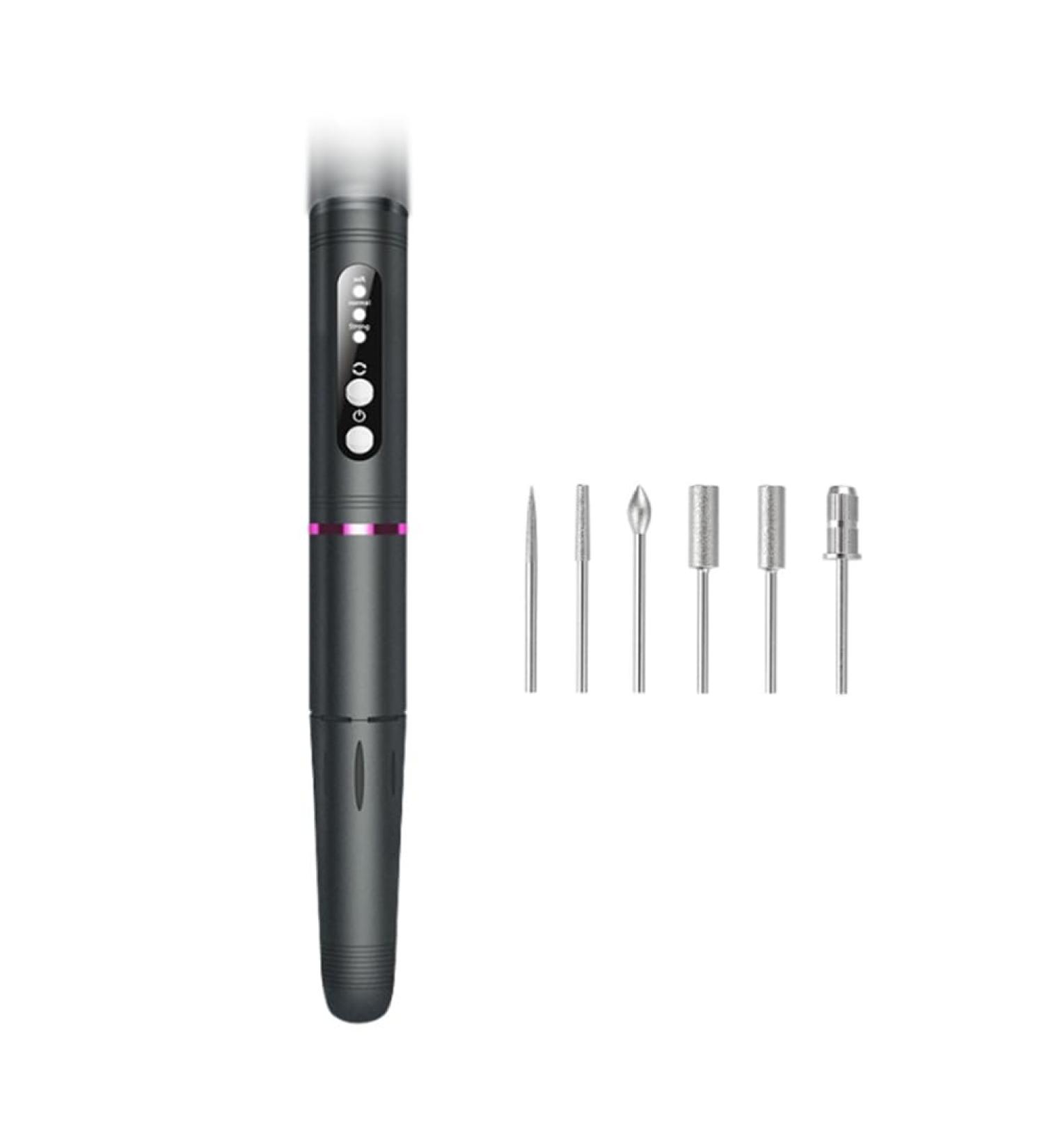 BYCUFF Electric Nail Instrument for Instrument Wireless Manicure Pedicure Set Nail File Electric USB Rechargeable18000 Rpm 3 Speed Levels - Buy Online on SooperMarket.com