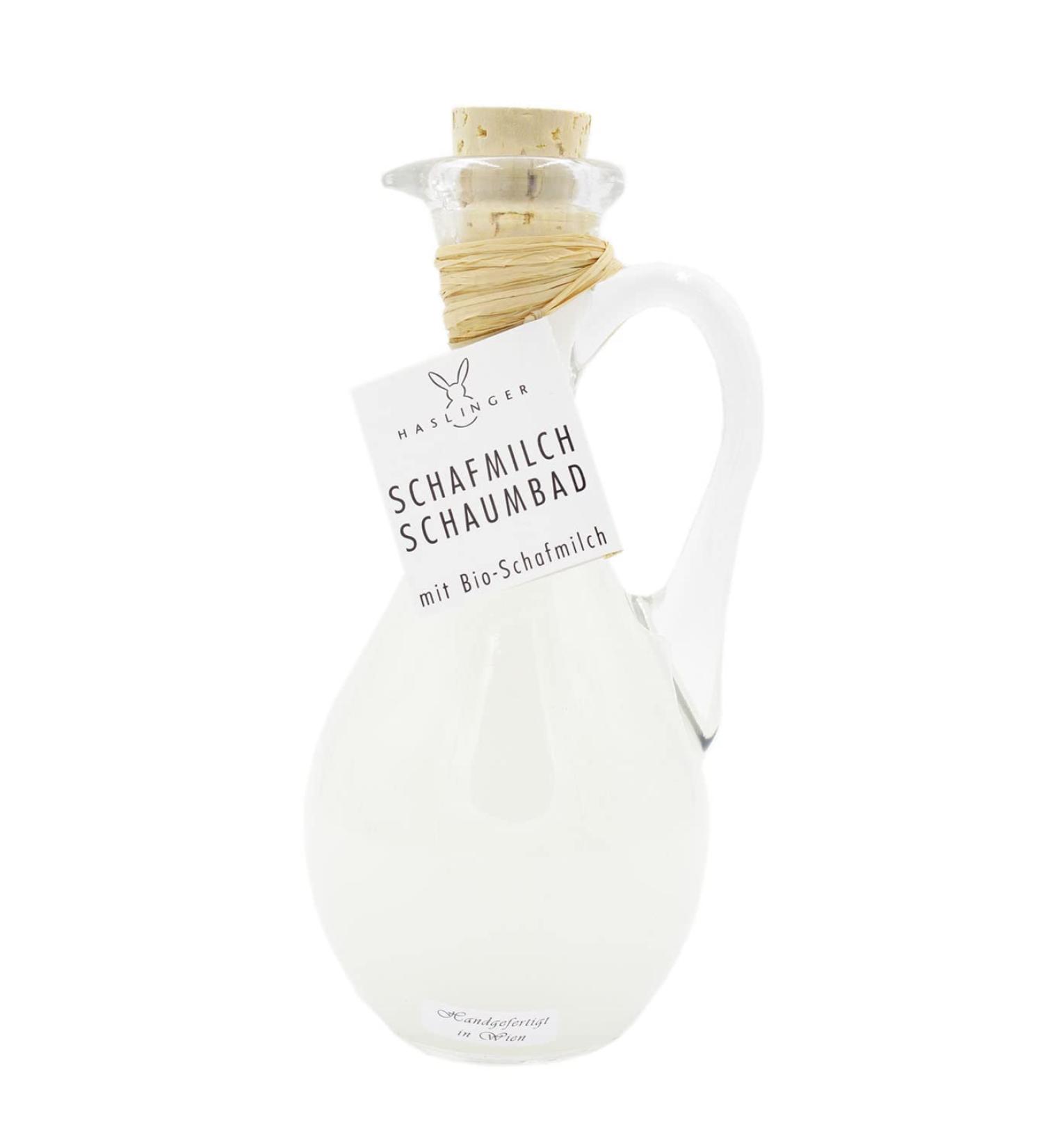 Haslinger 6018 Sheep's Milk Bubble Bath Amphora - Nourishing 250 ml Luxury Bath Experience | International Shipping Available - Buy Online on SooperMarket.com