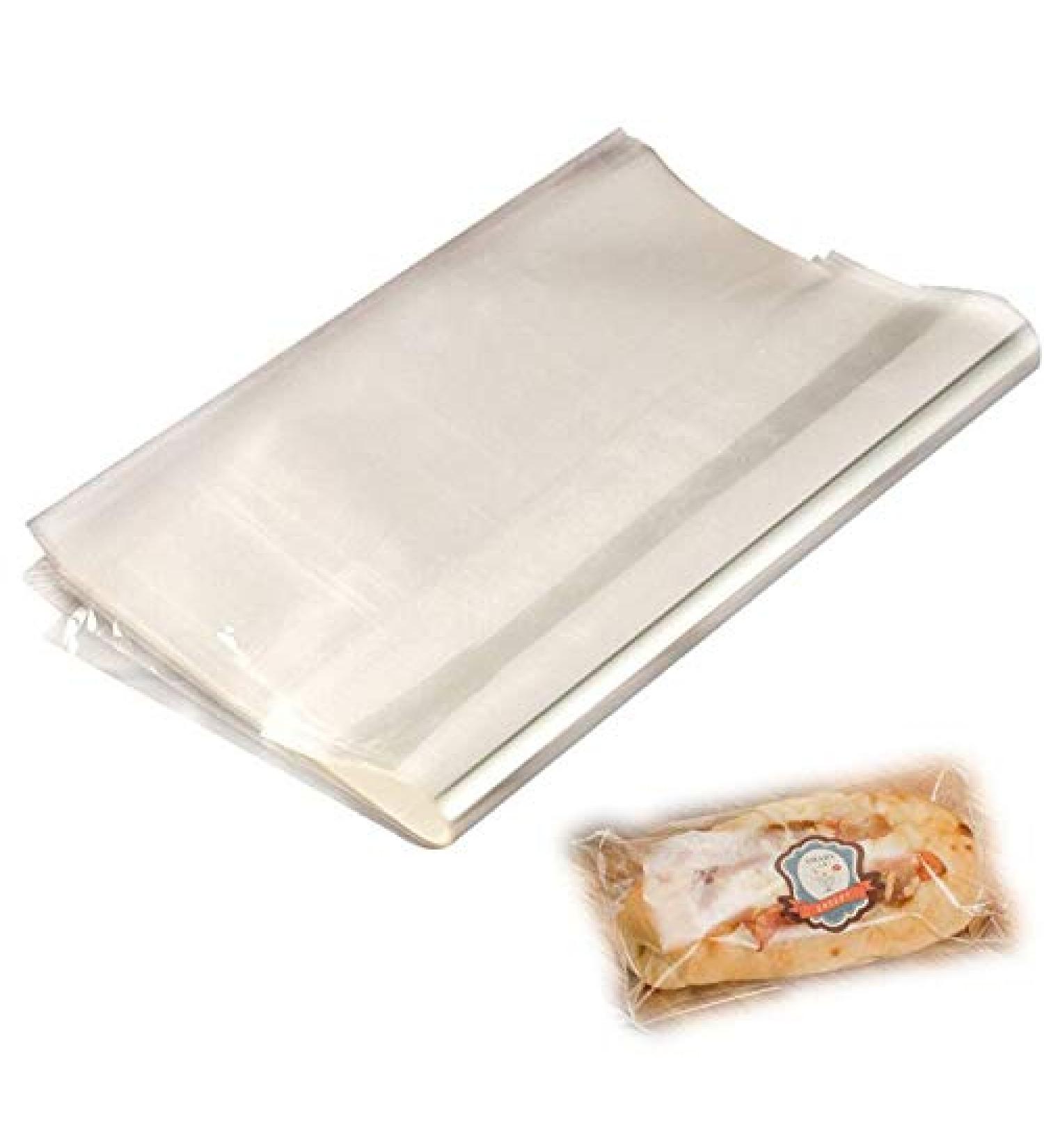 300 PCS 11.8x11.8inch Cellophane Packaging Sheets for Bread, Cakes & Desserts | Convenient Cellophane Wrap for Store & Take-away | by FUNZON FH031 - Buy Online on SooperMarket.com