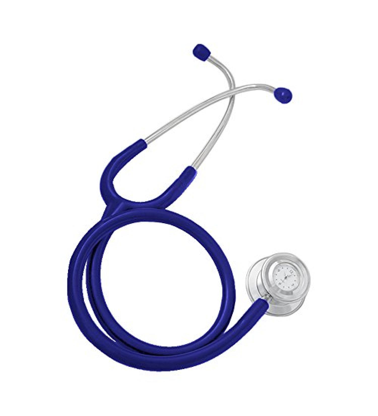 Clock Stethoscope by Lane Instrument (22 inch Navy Blue)