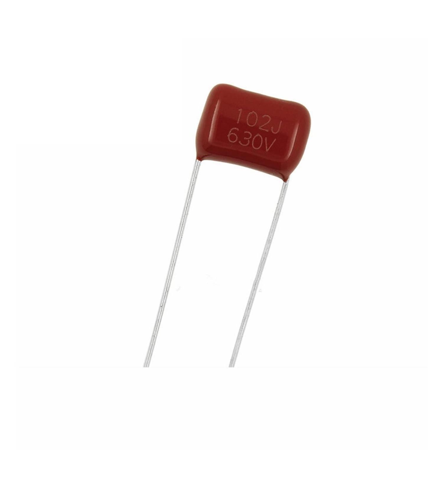 10PCS CBB 630V102J 630V1000PF 102J 630V 1NF P10mm DIY Supplies