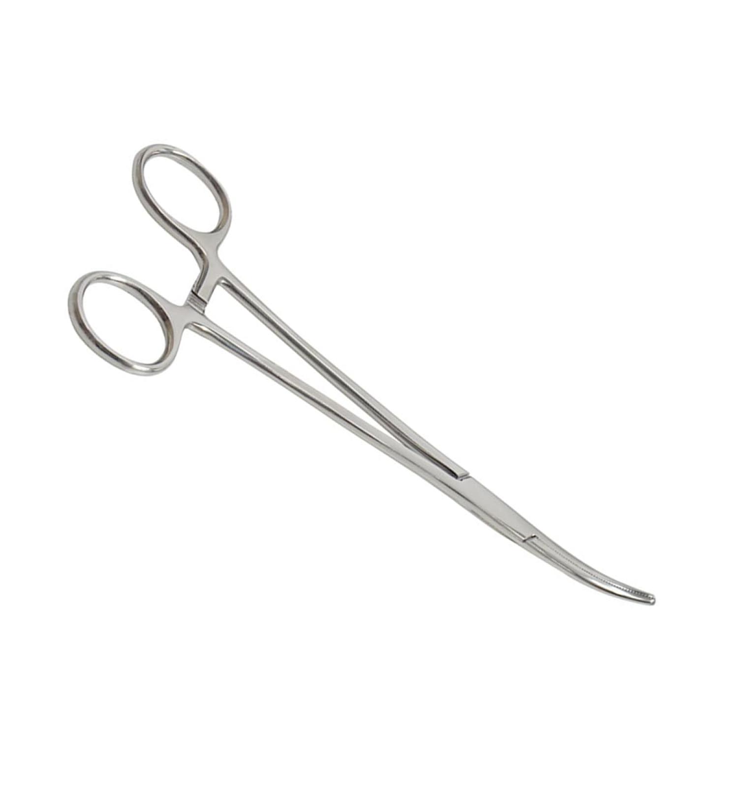 Aililong 14cm Curved Arterial Clamp - Piercing Pliers Set Needle Holder & Hemostatic Tweezers | Animal Grooming Tools & Fishing Accessories - Buy Online on SooperMarket.com