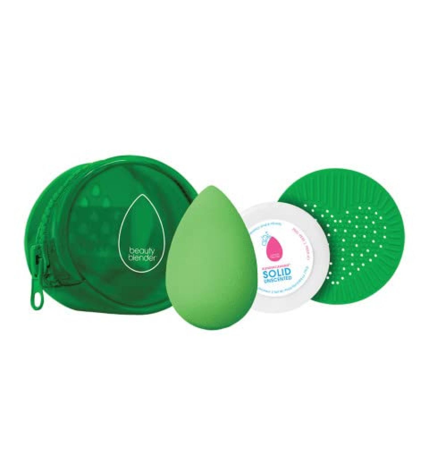 beautyblender Besties BioPure Blend & Cleanse Set - Professional Makeup Sponge & Cleaner | Vegan, Cruelty-Free, USA-Made - Buy Online on SooperMarket.com