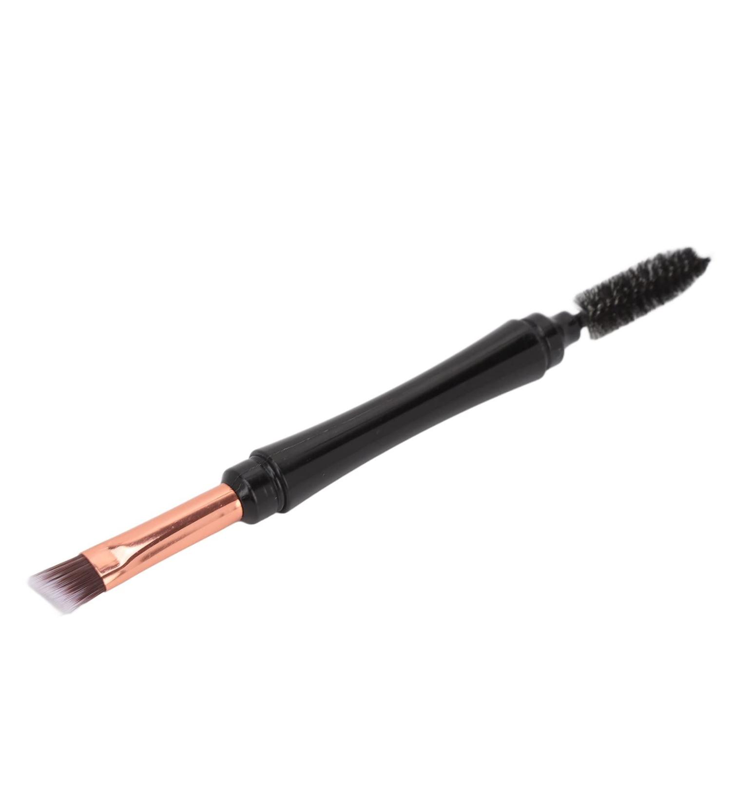 Double-Ended Eyebrow Brush - Portable Angled Spiral Brush for Beginners | International Shipping Available - Buy Online on SooperMarket.com