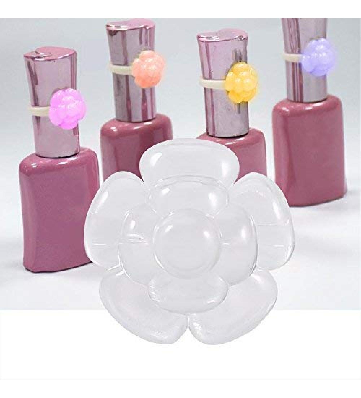 50Pcs Flower Butterfly Nail Chart Ring Set - Manicure Color Display Tool - Buy Online on SooperMarket.com
