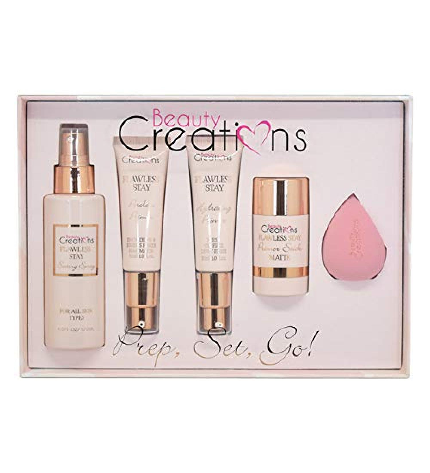 Beauty Creations Flawless Stay Prep Prime Set - Ultimate Makeup Base Kit - Buy Online on SooperMarket.com