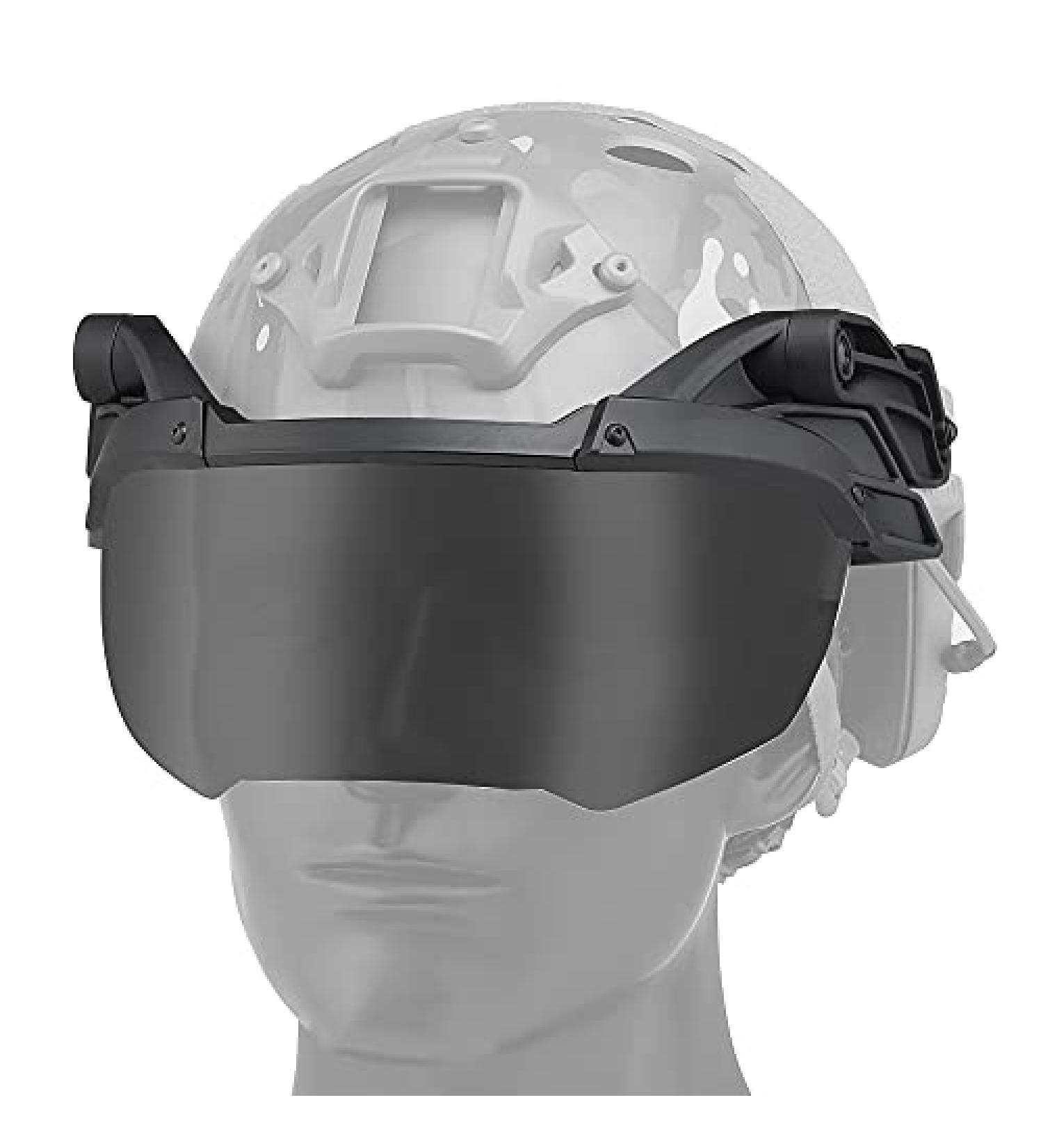 Fast Helmet Tactical Goggles with 2-Color Lenses and Side ARC Rails - Buy Online on SooperMarket.com