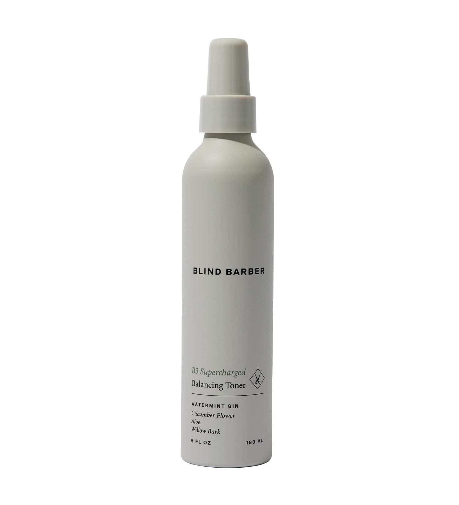 Buy Blind Barber B3 Supercharged Balancing Toner - Men's Toner with Mint Cucumber Aloe & Willow Bark - Hydrate & Balance Skin (6oz / 180ml) - International Shipping Available - Buy Online on SooperMarket.com