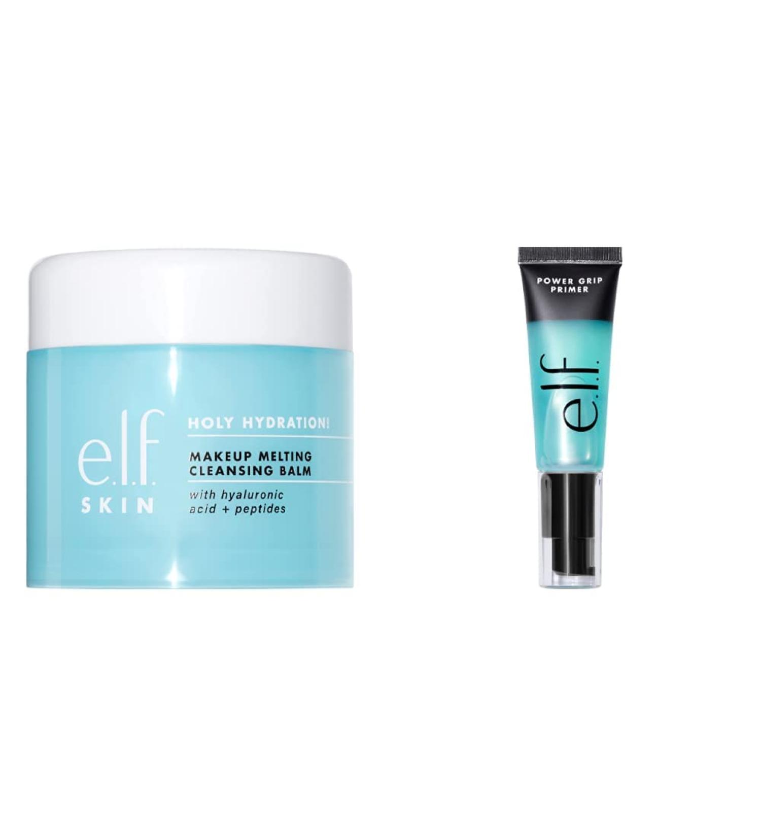 e.l.f. SKIN Holy Hydration! Makeup Melting Cleansing Balm + Power Grip Primer Balm + Primer 6 Oz - Buy Online on SooperMarket.com