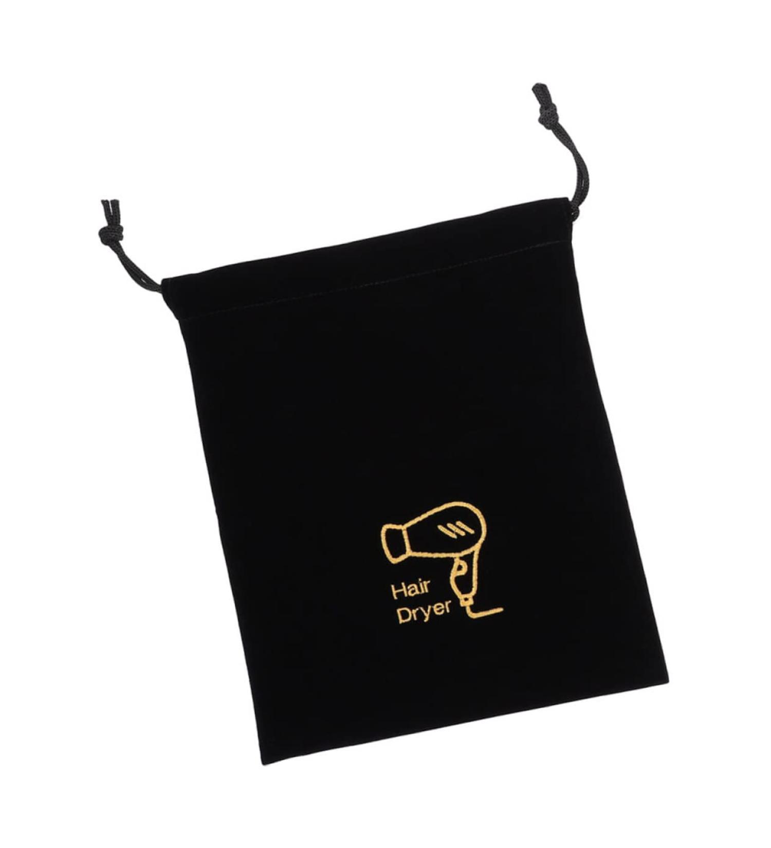Healeved 3pcs Hair Dryer Storage Bag Black Bag Drawstring Bags Hair Dryer Supplies Shoe Cloth Bag - Buy Online on SooperMarket.com