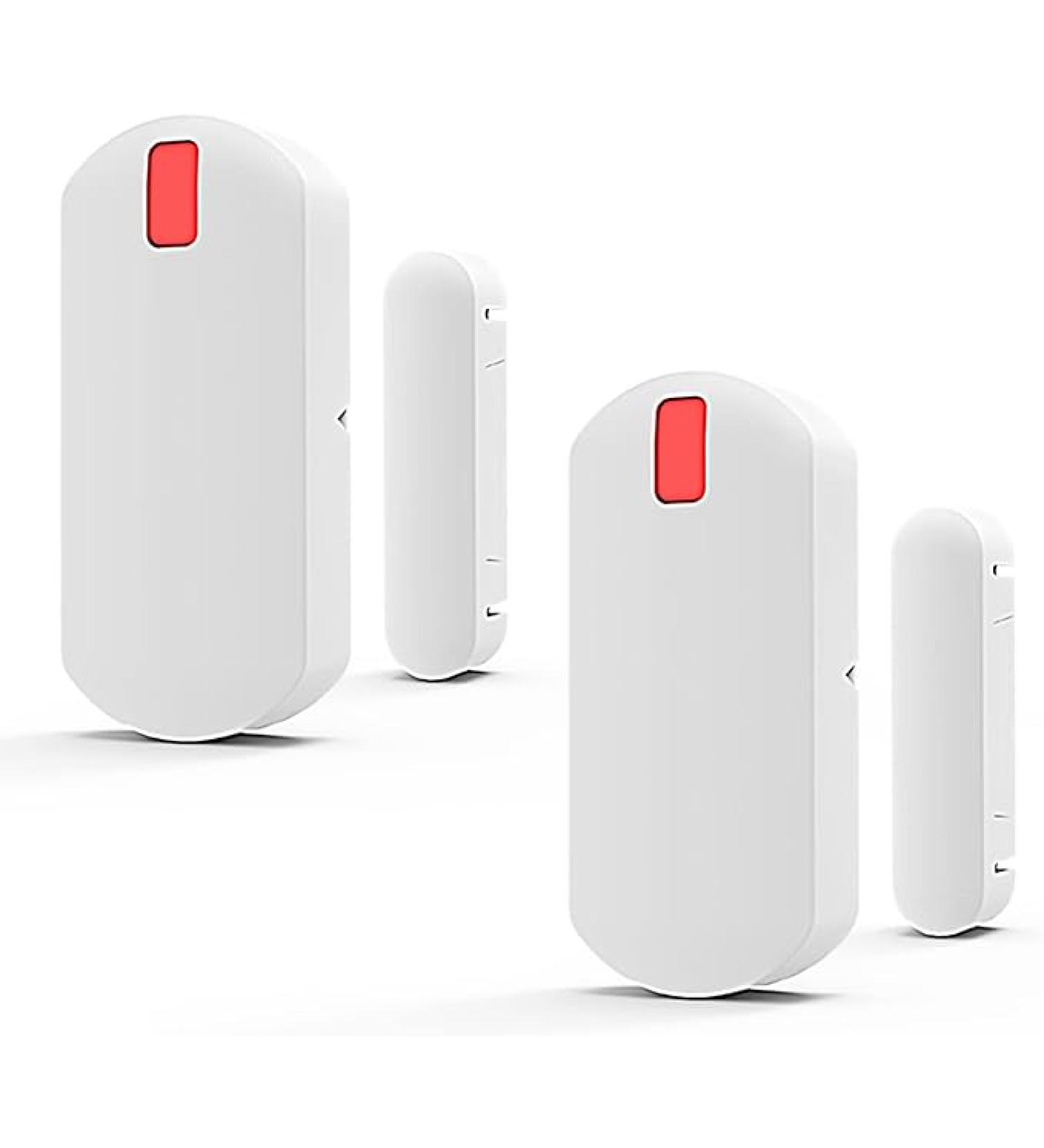 Window & Door Entry Sensor 2 PCS - Protection Compatible with YISEELE WiFi Home Security System (Work with YX-800) - Buy Online on SooperMarket.com