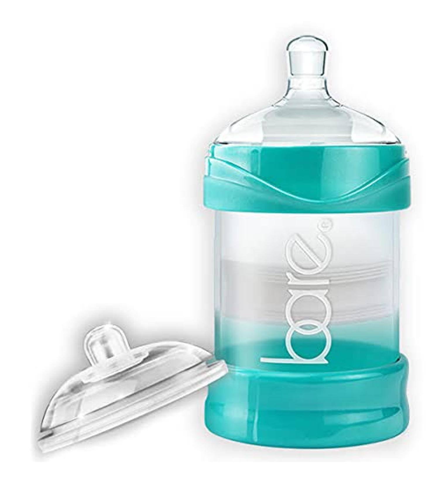 Bittylab Bare Air-Free 4oz Single - Anti-Reflux, Anti-Colic, Anti-Gas for 0-6 Months. Perfe-Latch for Breastfed Babies, Easy-Latch for Bottle-Fed. Includes Easy Instructions - 1 Count - Buy Online on SooperMarket.com