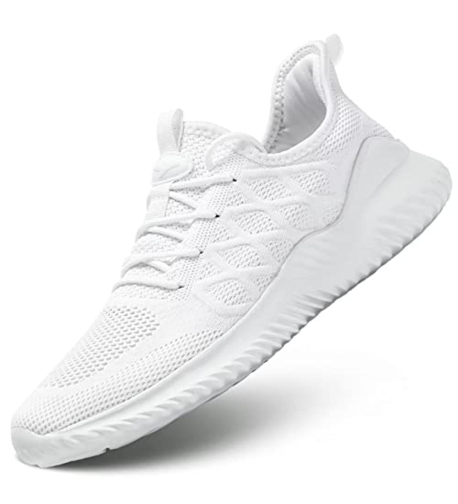 Men's Slip-on Running Shoes - Lightweight Breathable Sneakers for Workout - Size 13, White - Buy Online on SooperMarket.com