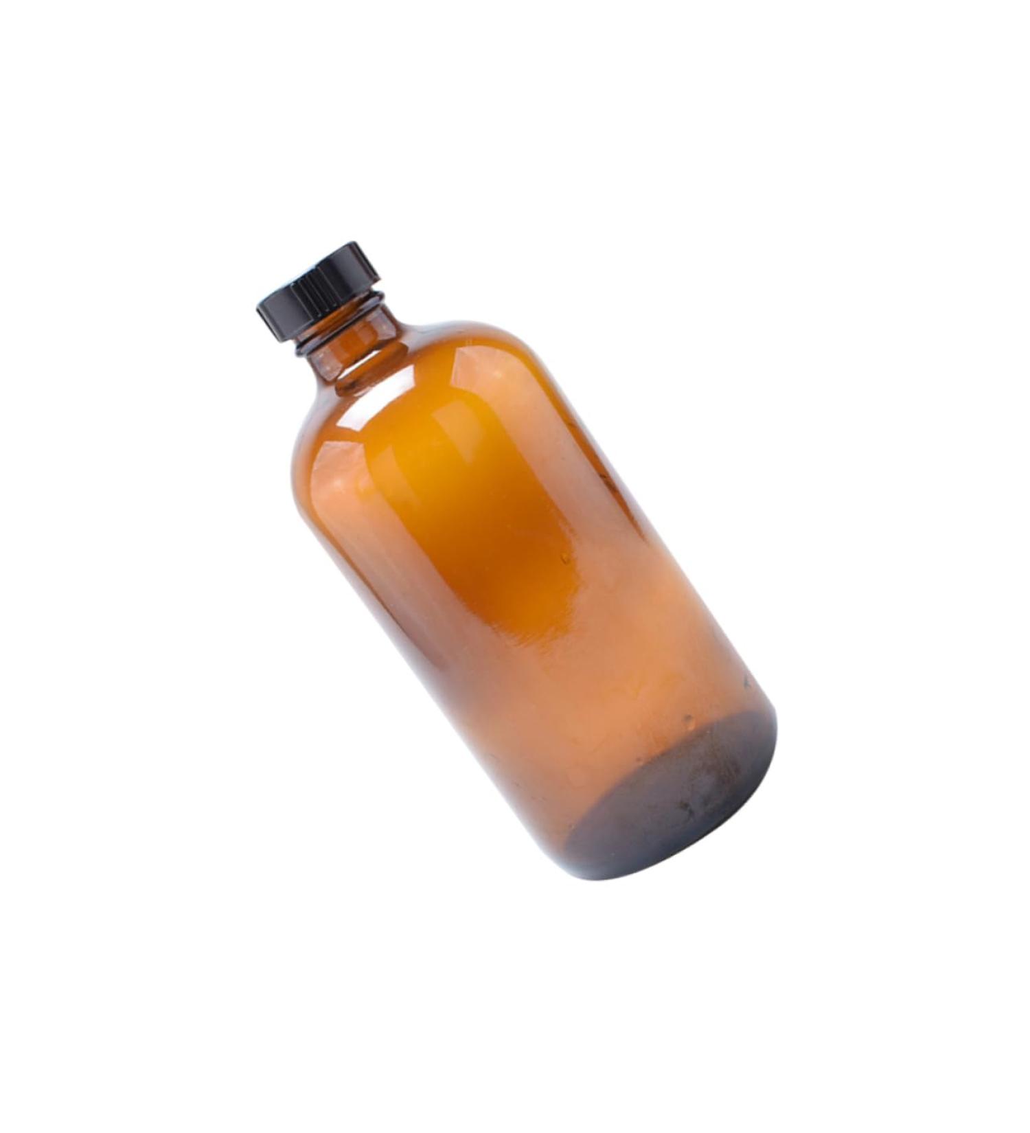 Cabilock Sealing Glass Bottle 4pcs Sealing Honey Pot Glass Water Bottle Glass Container Kit Glass Bottle With Cover Plastic Cap - Buy Online on SooperMarket.com