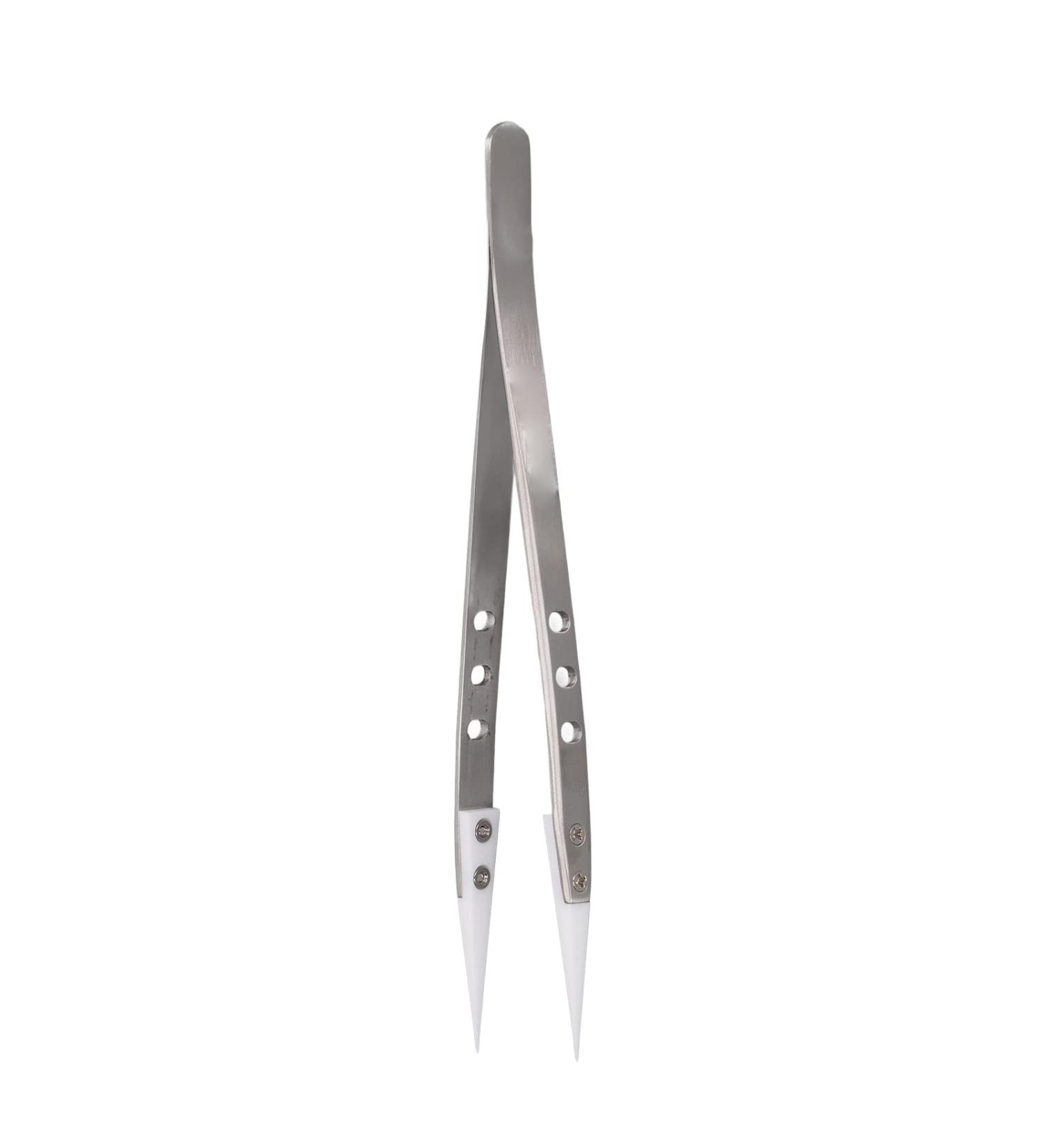Precision Finch Tweezers - Fine Tip Repair Tweezers for Ingrown Hair Facial Hair Splinters & Tick Removal | International Shipping - Buy Online on SooperMarket.com
