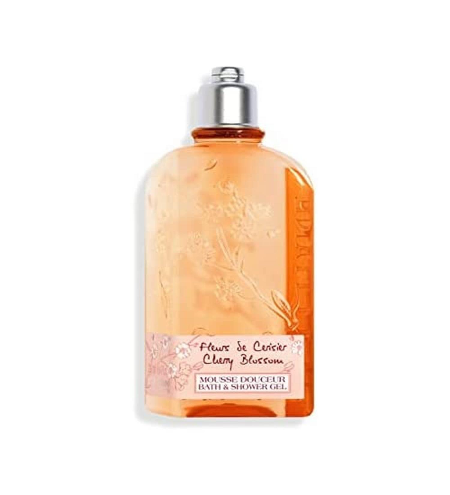 L'Occitane Cherry Blossom Shower Gel - 8.4 fl. oz | Nourishing & Comforting - Buy Online on SooperMarket.com