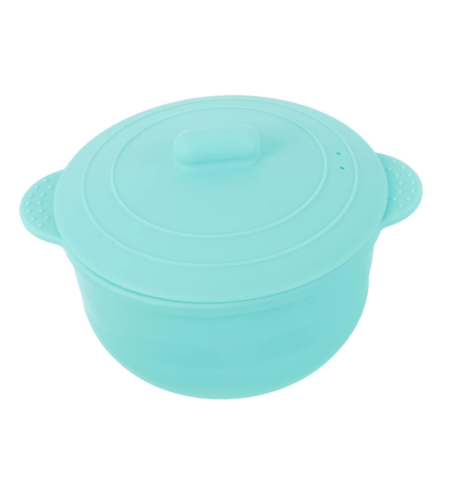 Beavorty Silicone Waxing Pot for Legs - Eco-Friendly Beauty Shell Mini Makeup Accessory Wooden Bowl for Skincare - 1 Pack (Green) - Buy Online on SooperMarket.com