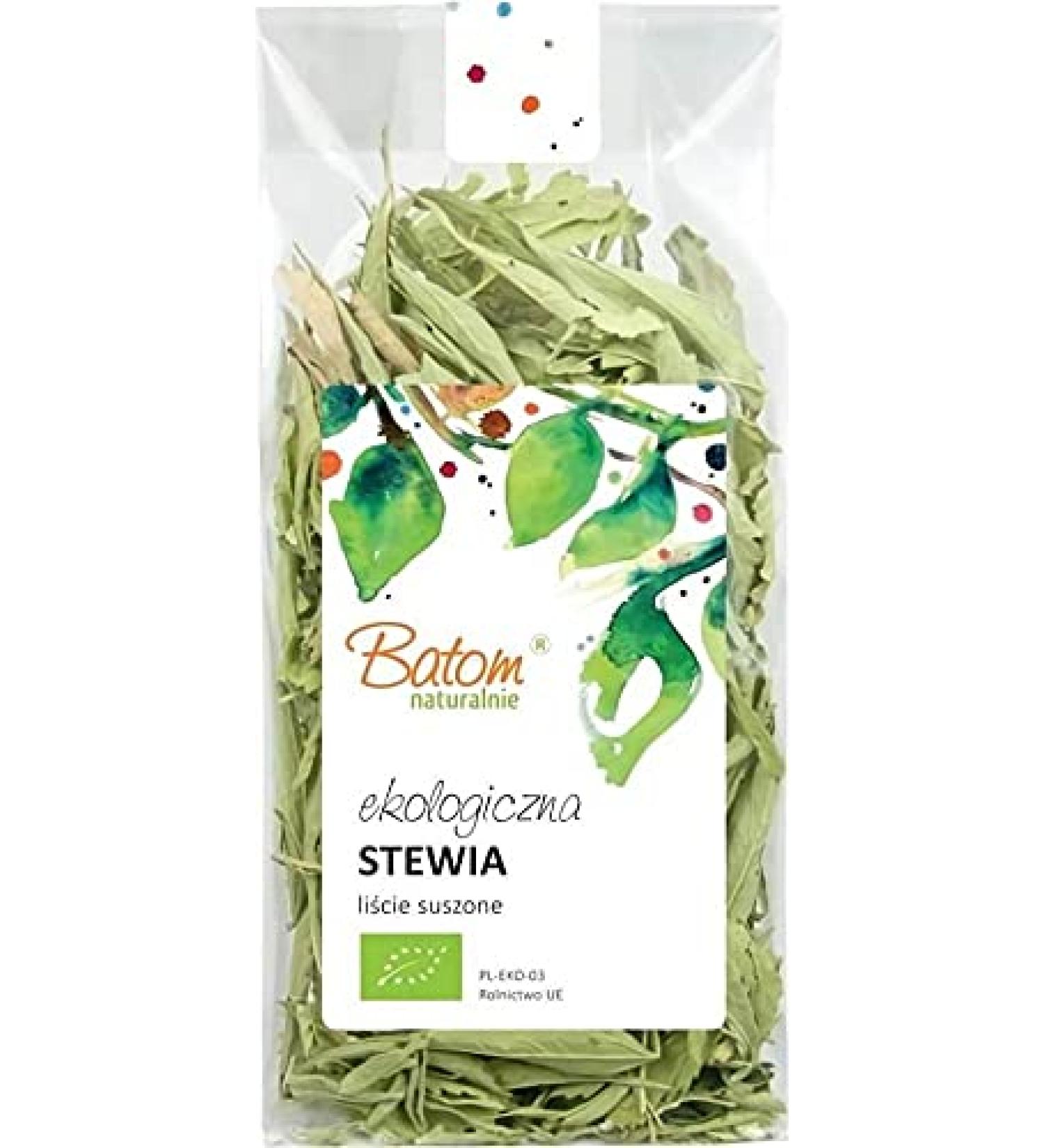 STEVIA DRIED LEAVES ORGANIC 20 g - BATOM