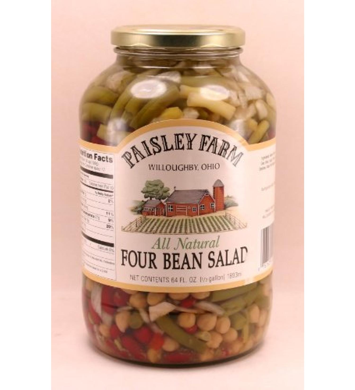 Mikash Paisley Farm All Natural Four Bean Salad 64 Fl Oz