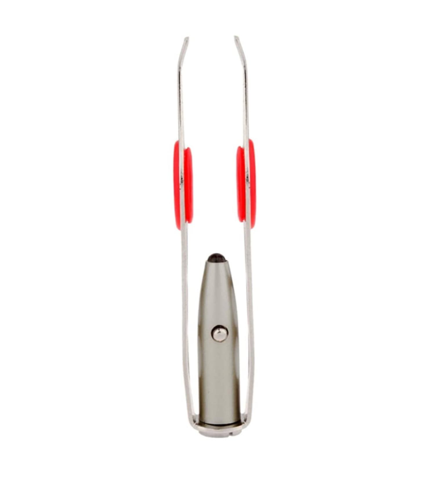 1PC Tweezers With Light Stainless Steel Eyebrow Tweezer Hair Removal Spotlight Eyelash Tweezer Eyebrow Tweezer Professional Beauty Tools Illuminate Dark Areas - Buy Online on SooperMarket.com