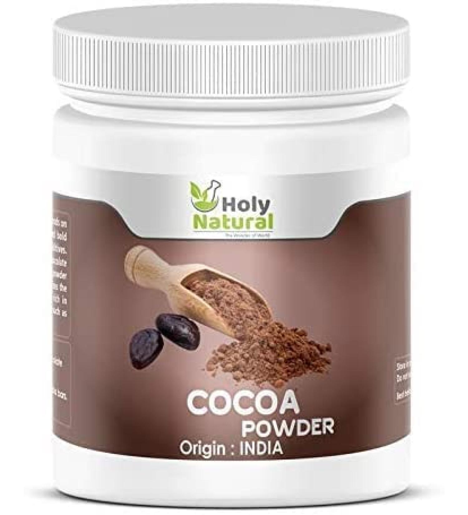 AOZA Holy Natural 100% Pure Dutch Cocoa Powder for Drinking and Baking 250 gm - Buy Online on SooperMarket.com