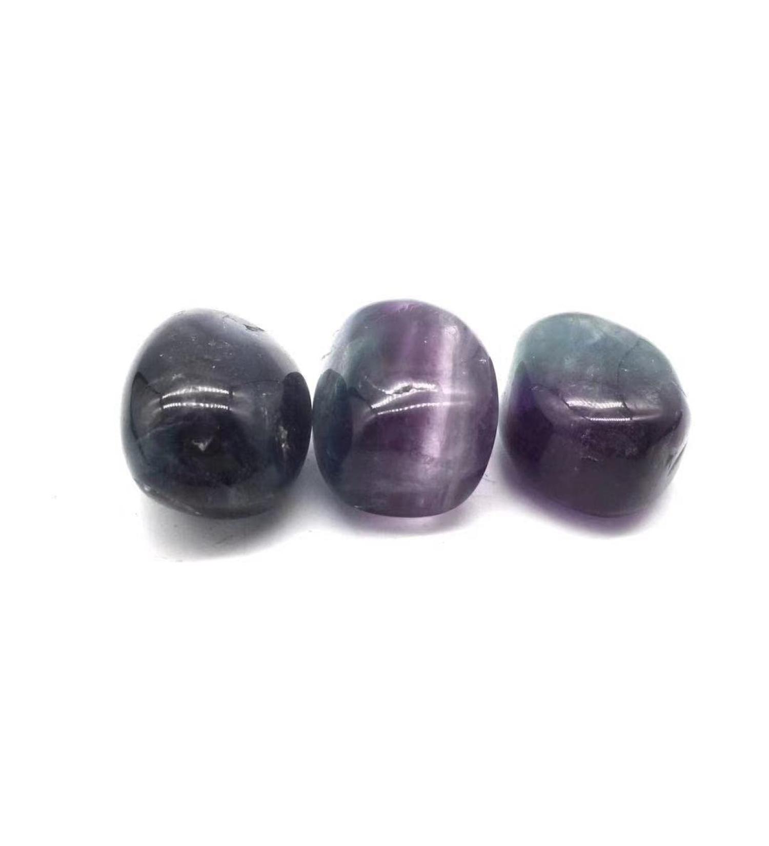 5pc 25mm-30mm Rainbow Fluorite Tumble Stones Polishing Gemstone for ERTEYIN - Buy Online on SooperMarket.com