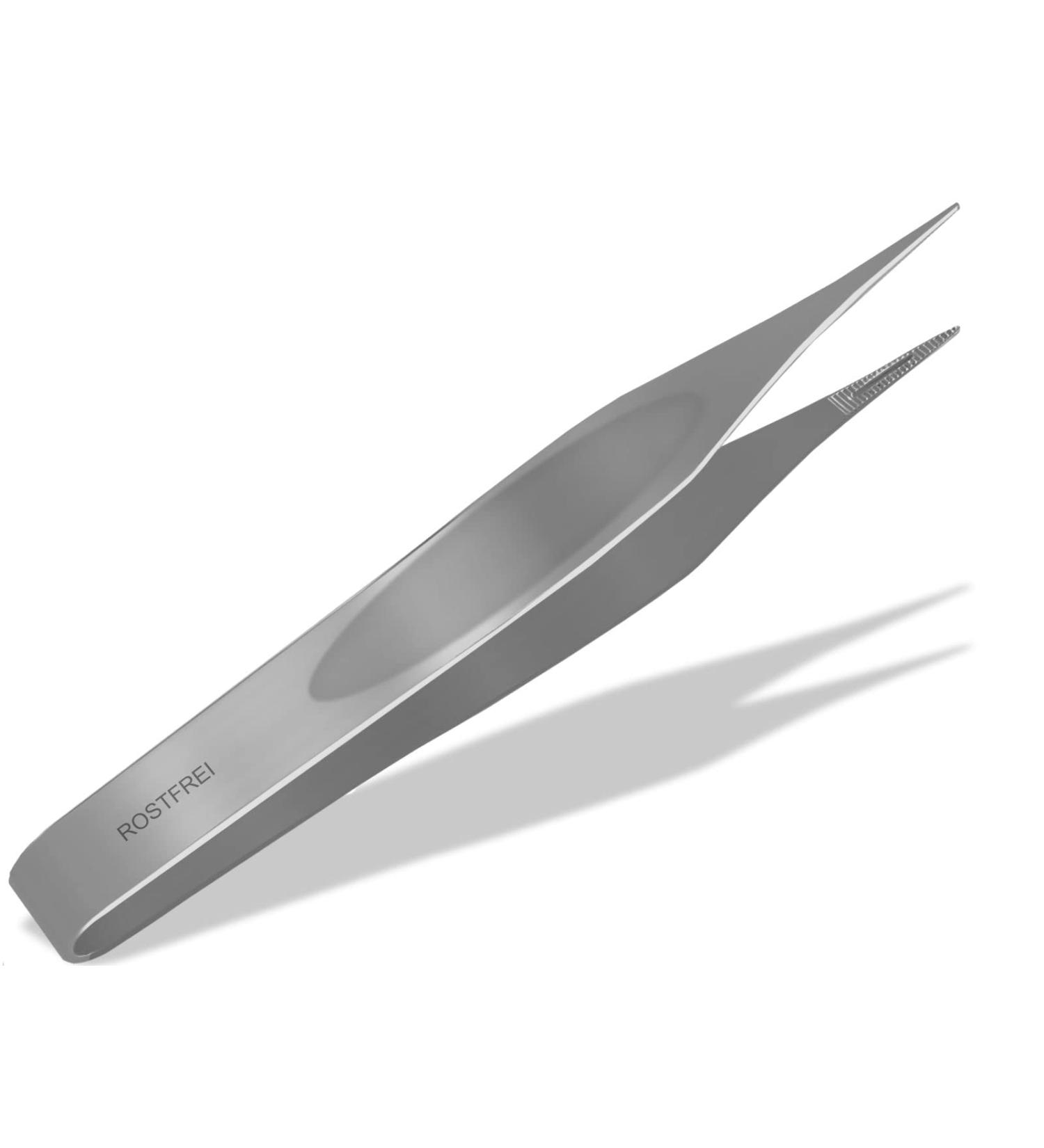 Professional Tick Removal Tweezers - 11cm Stainless Steel for Foreign Body & Splinter Removal | International Shipping - Buy Online on SooperMarket.com