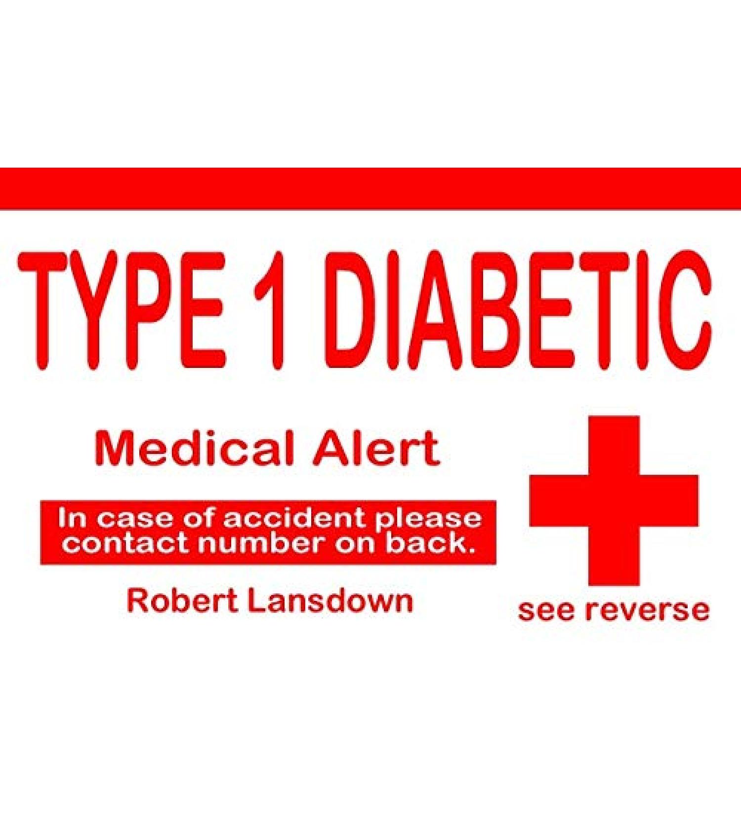 Diabetic Alert Card Diabetic Awareness Card Diabetic Alert Wallet Card In Case of Emergency Card