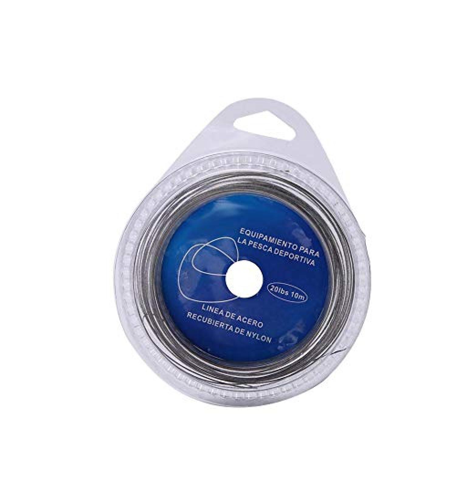 High-Quality 100cm Stainless Steel Leader Fishing Line - 7 Strands 40 lbs Coated Wire 5 Types Available for International Shipping - Buy Online on SooperMarket.com
