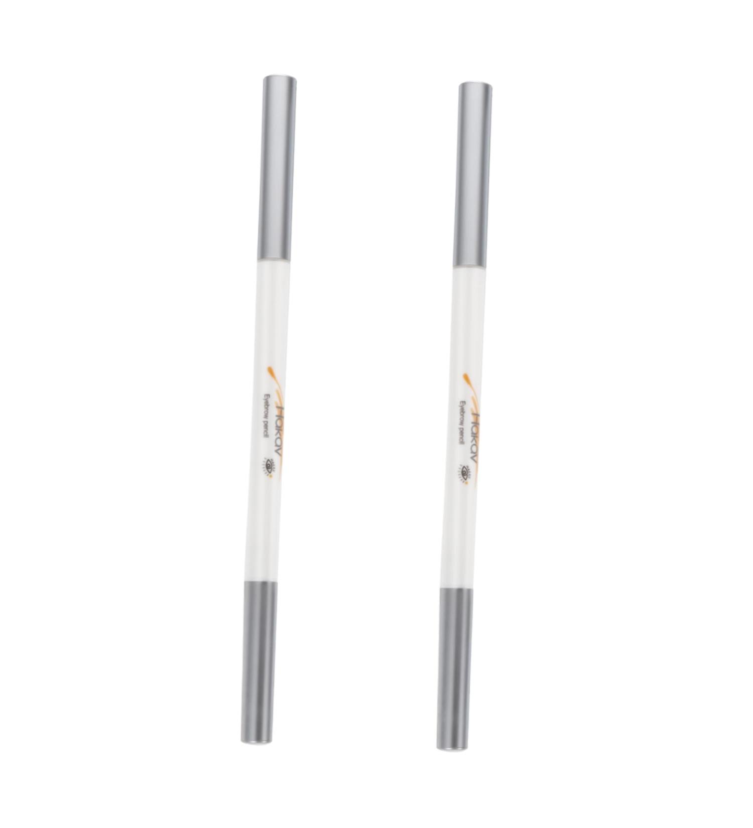HAPINARY 2pcs Eyebrow Pencil Brown Waterproof Brow Pencil Eyebrow Makeup Pen Brow Pen Brush - Buy Online on SooperMarket.com