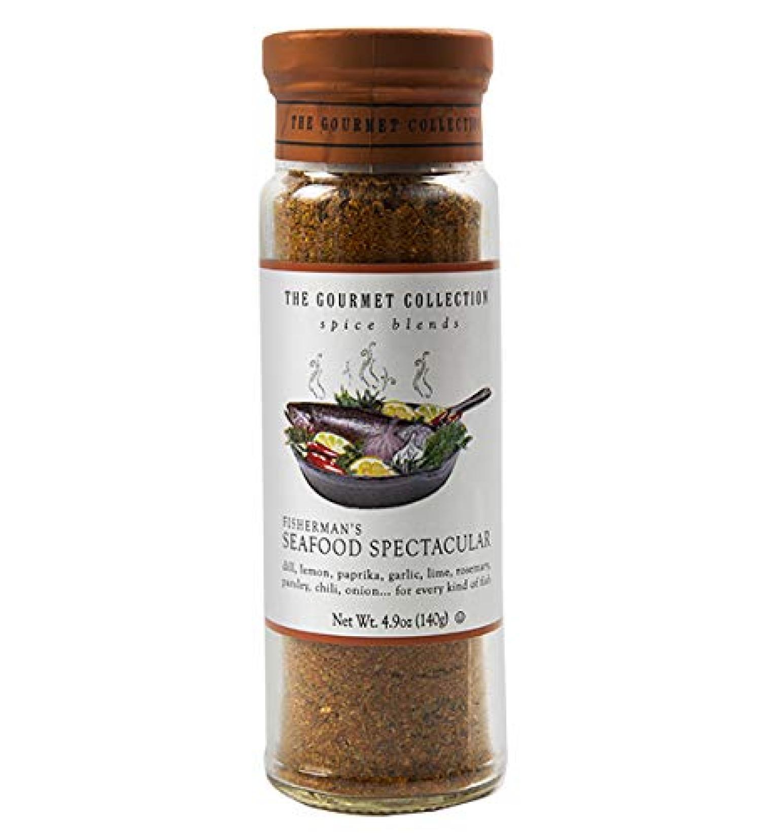 Gourmet Collection Fisherman's Seafood Spectacular Seasoning - Perfect for Crab, Salmon, Shrimp, Mussels, and Rice - Buy Online on SooperMarket.com