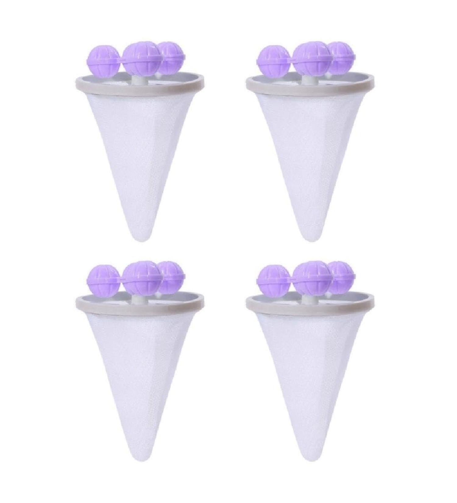 4Pieces Filter Bags Pet Hair Remover Reusable Washing Machine Hair Catcher Hair Remover Filter Bag For Laundry Clothes Washing Machine Hair Filter Reusable Hair Remover Filter Bag Floating Lint Bag - Buy Online on SooperMarket.com