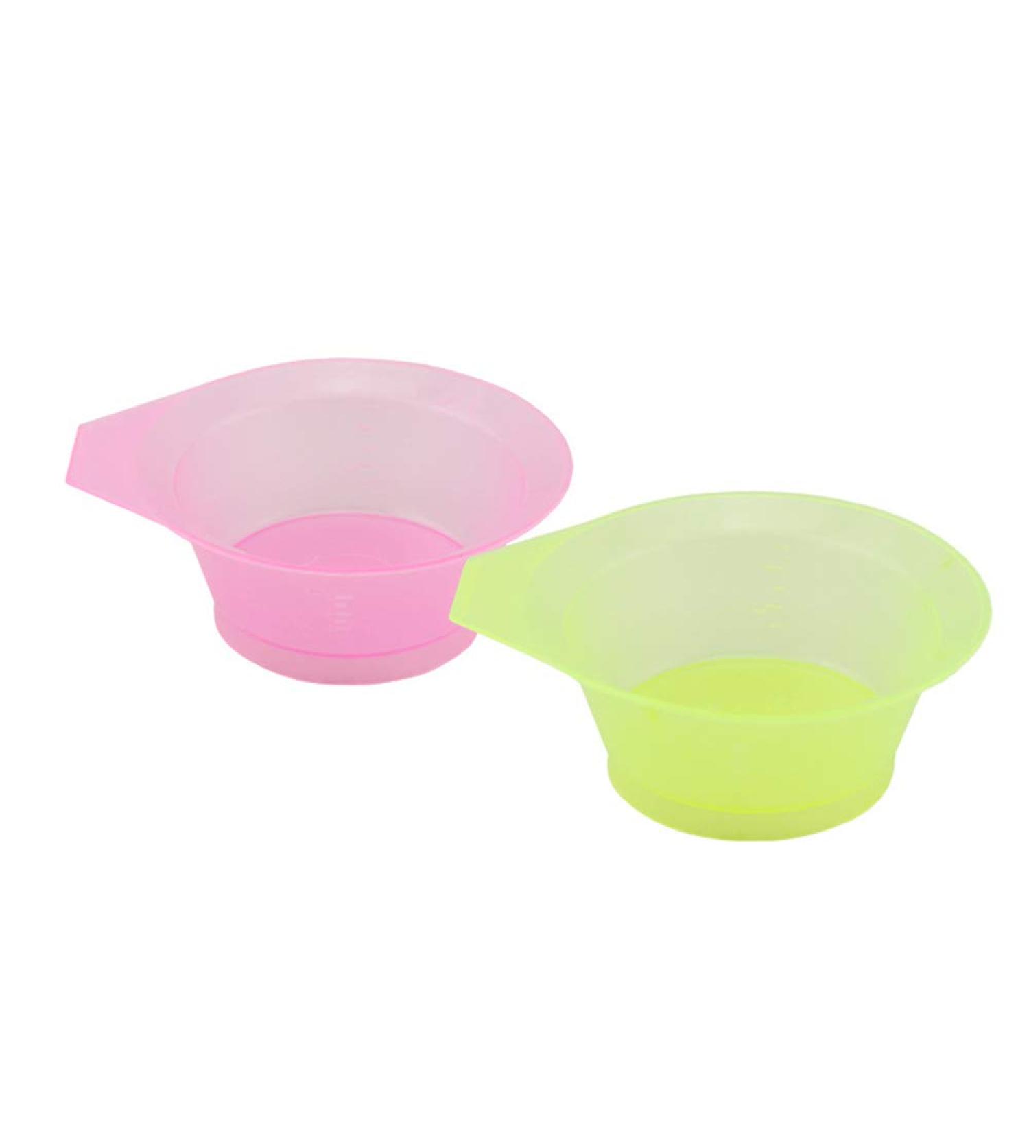 6 Colored Non-Slip Bowls with Handle for Hair Dye & Oil - Durable Pack of 6 for Easy Mixing - Buy Online on SooperMarket.com