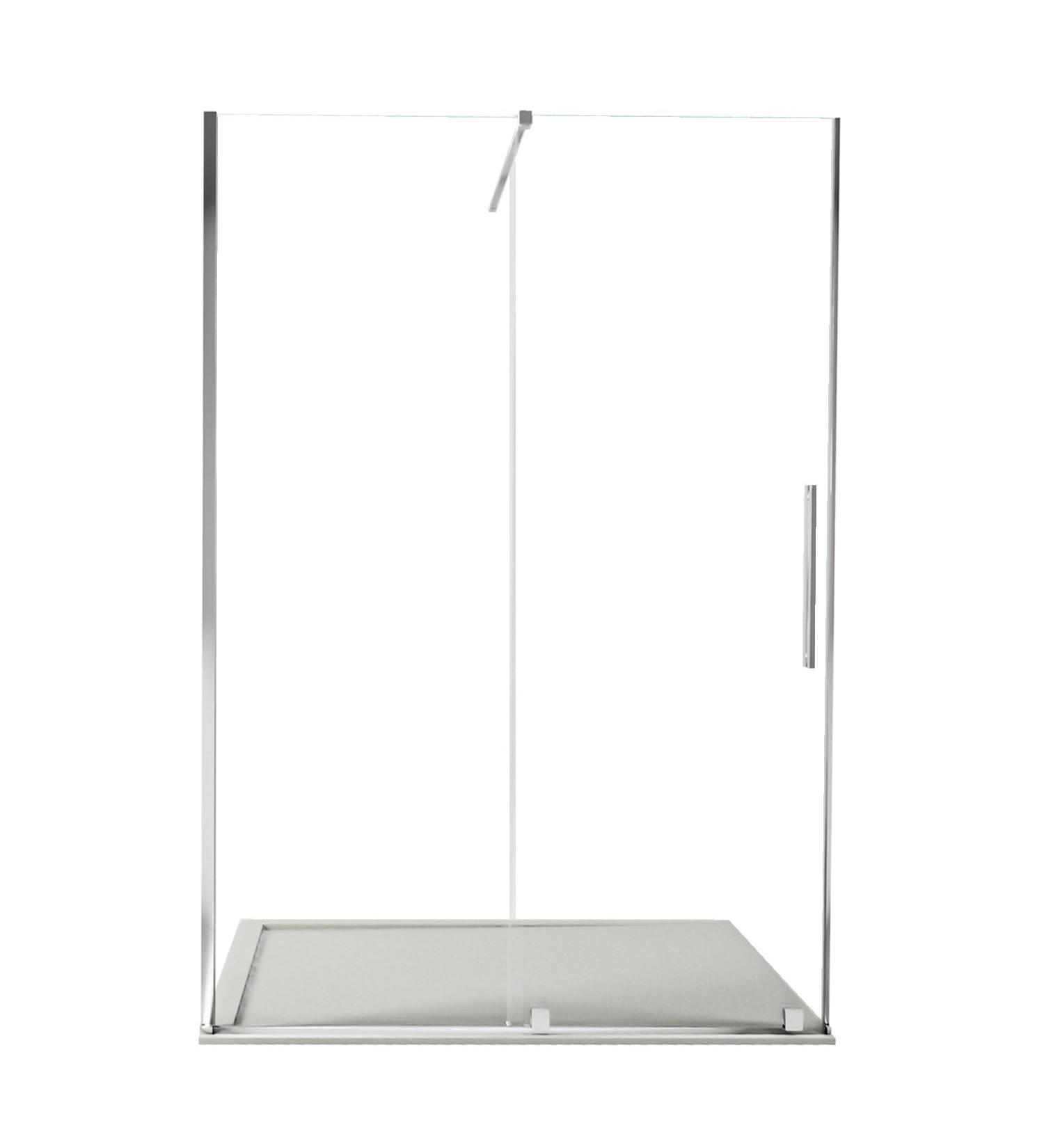 Buy 8mm H200 Sliding Shower Door Without BRENTA Profiles - 120 | International Shipping Available - Buy Online on SooperMarket.com