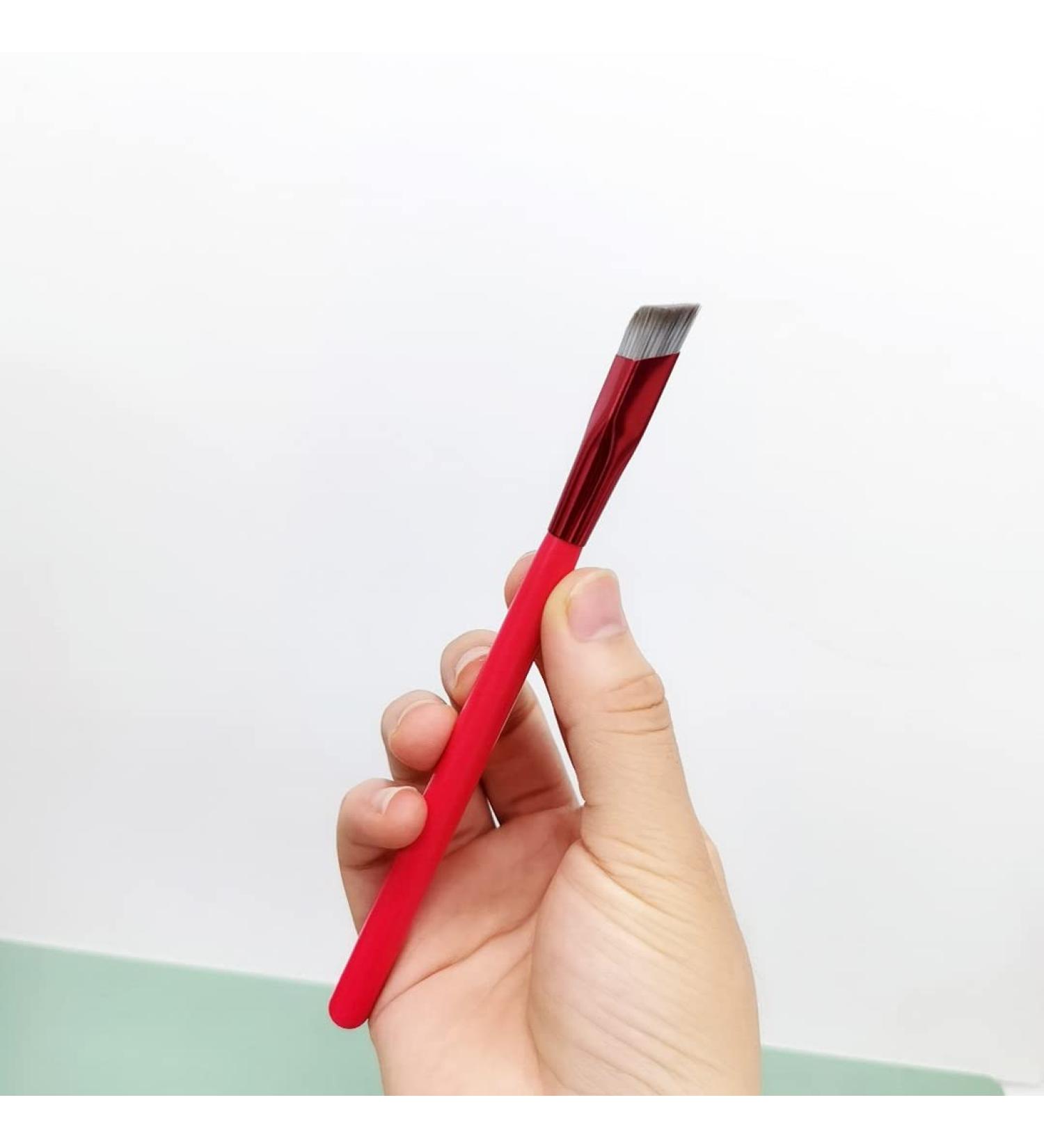 Angled Brow Brush - Precision Eyebrow Brush for Perfect Application & Blending of Brow Powders | International Shipping Available - Buy Online on SooperMarket.com