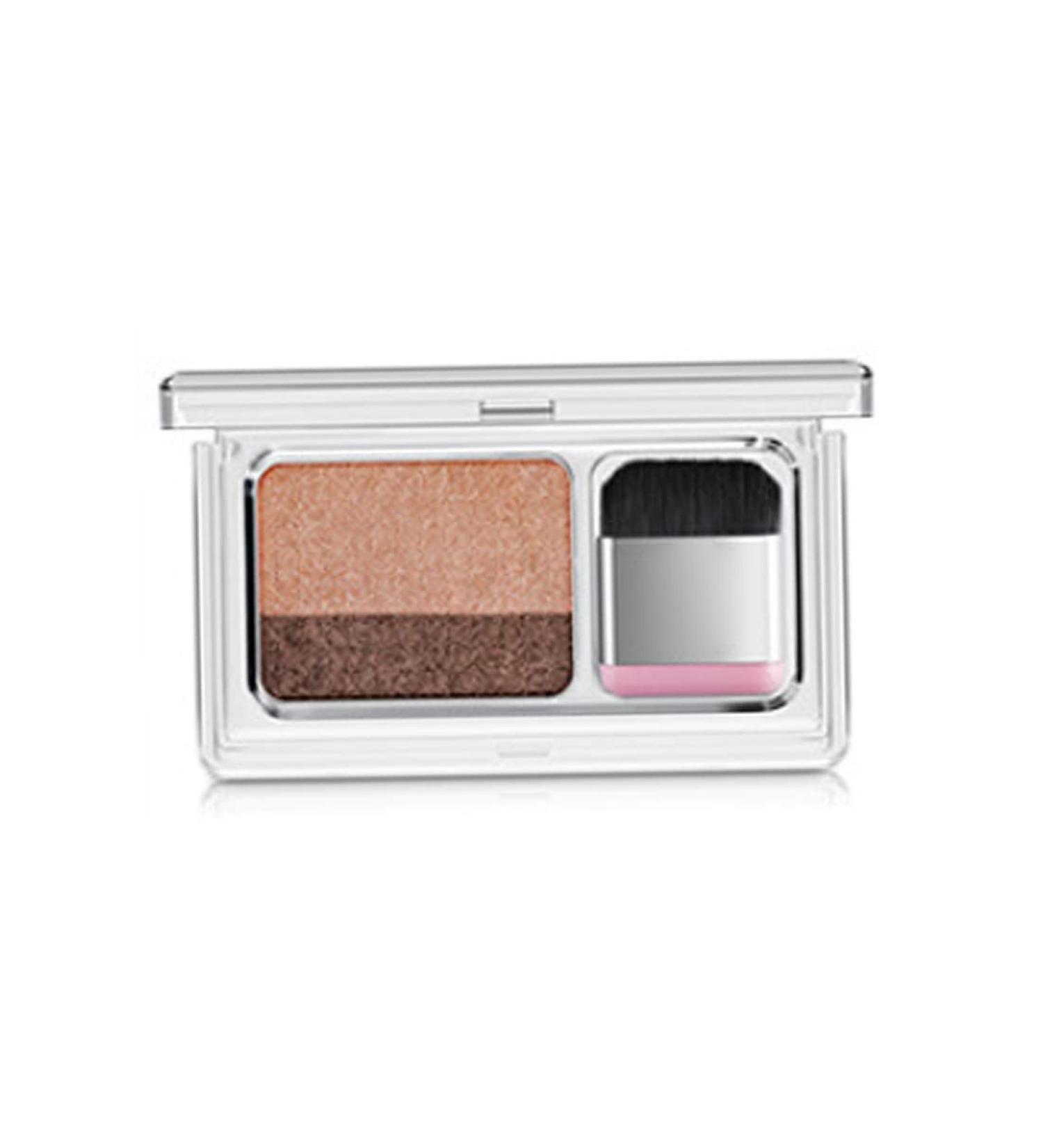 Eyeshadow Waterproof Two-Color Lazy Eyeshadow Double Colors Glitter Eyeshadow Waterproof Long Lasting for Beginner Pearl Camel Assorted Color - Buy Online on SooperMarket.com
