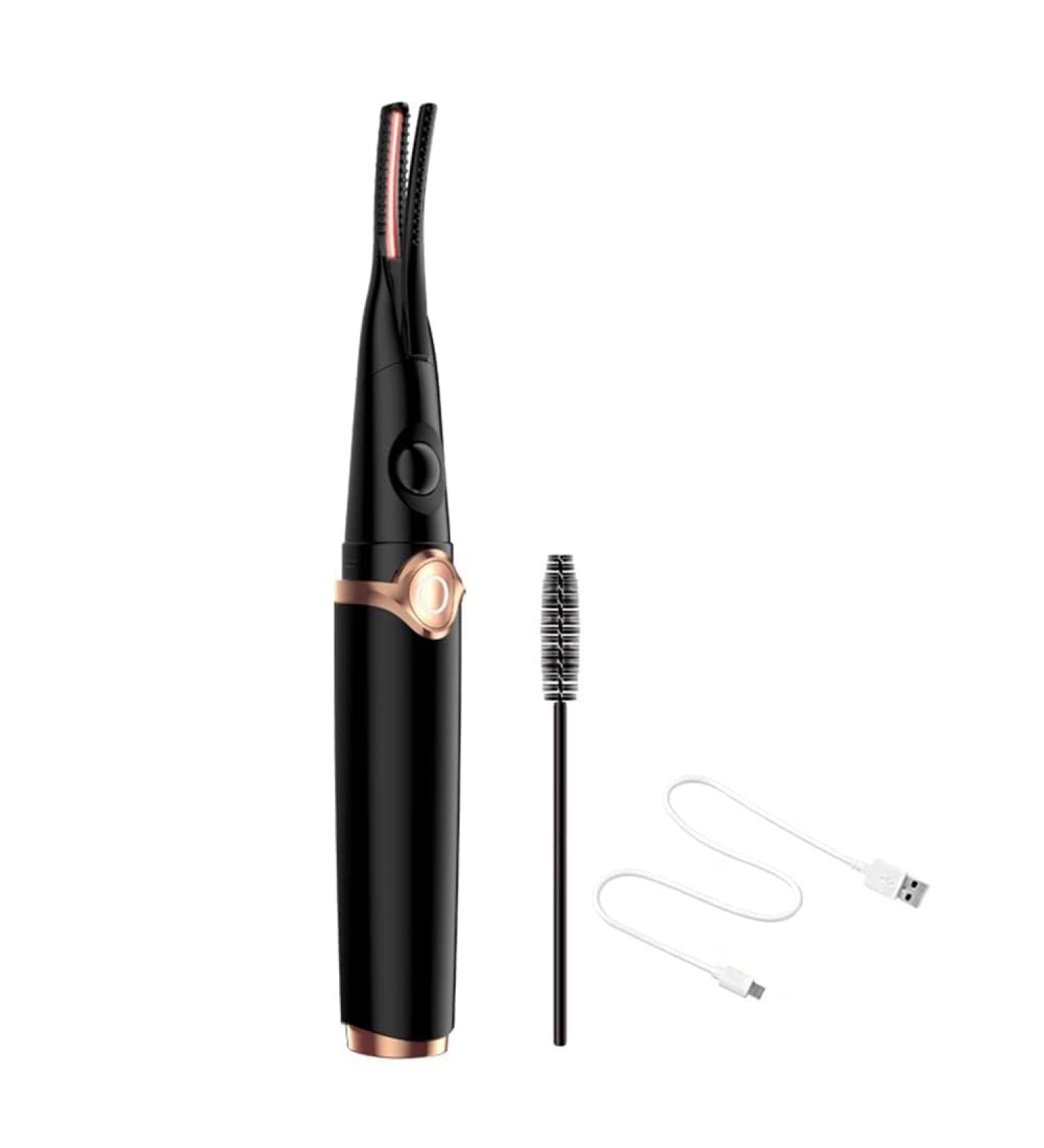 sunree Heated Eyelash Curler 2-in-1 Clip Eyelash Curler with Comb USB Rechargeable Portable Electric Eyelash Curler - Buy Online on SooperMarket.com