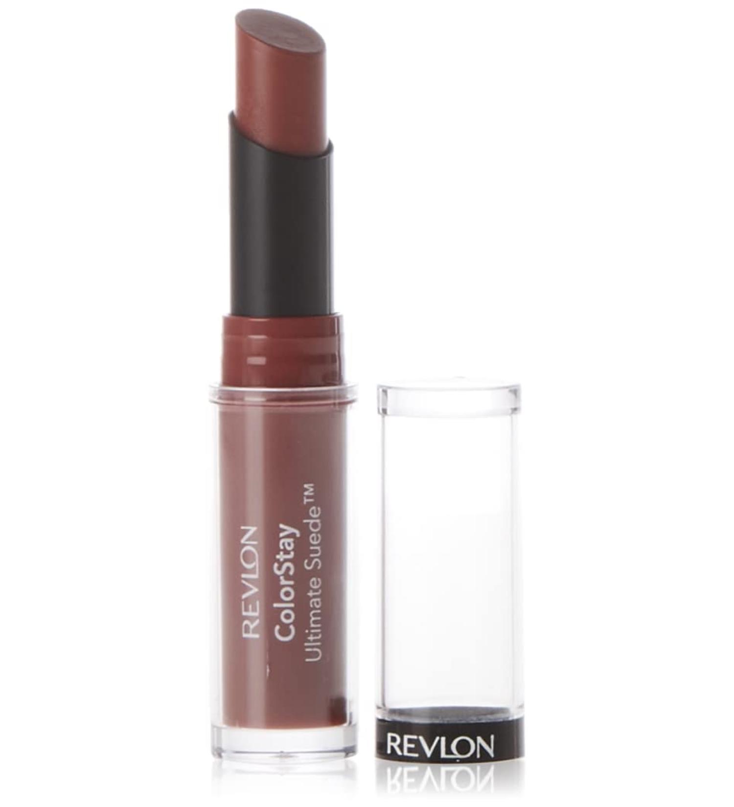 Revlon ColorStay Ultimate Suede Lipstick Ingenue (002) - 0.09 oz | Longwear, Hydrating Lip Color with Vitamin E - Buy Online on SooperMarket.com