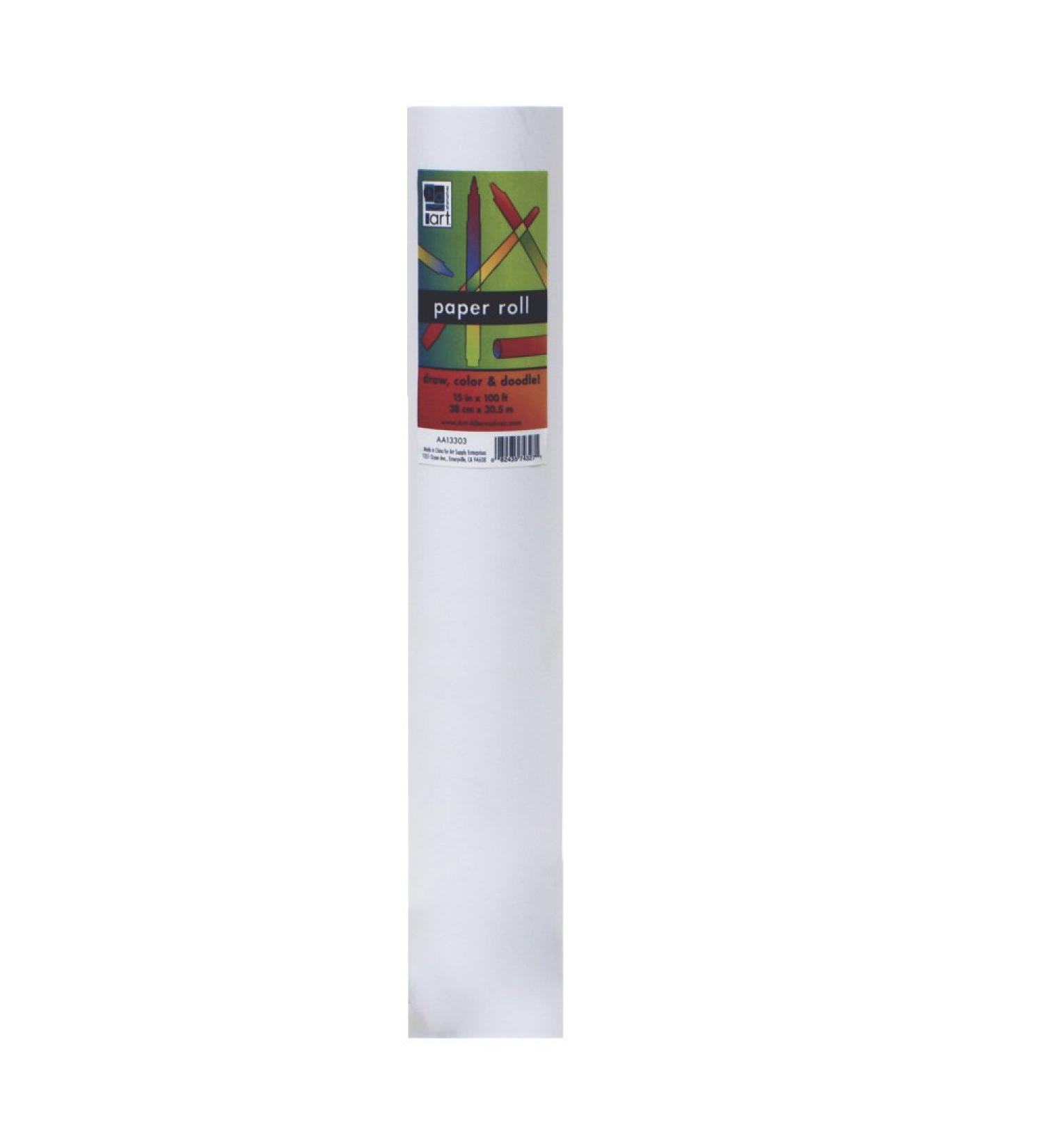 Childrens Easel Paper Roll 15In X 100 Ft