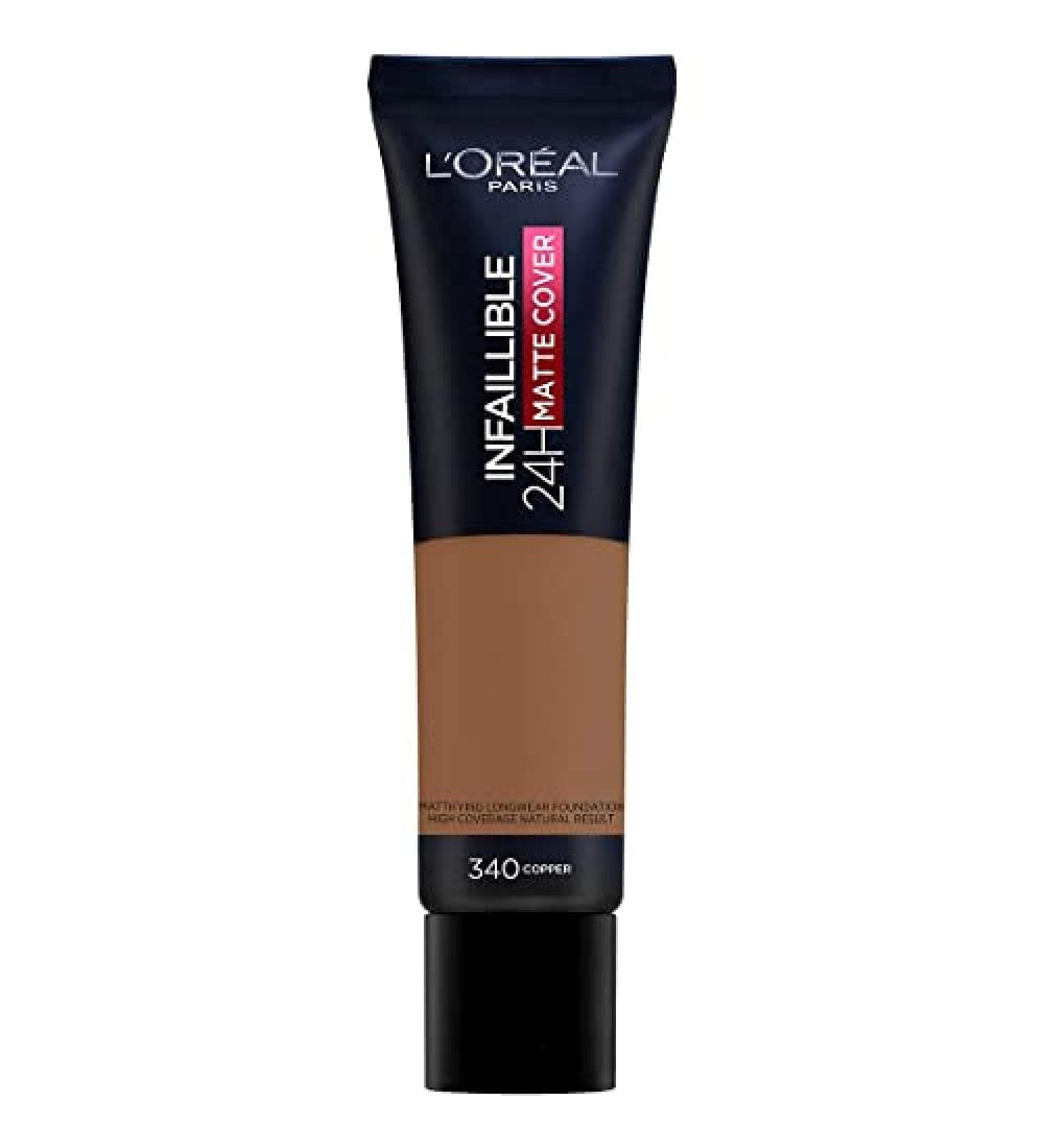 L'Or al Paris Infaillible 24H Matte Cover Foundation 35 ml - Long-lasting Flawless Finish International Shipping - Buy Online on SooperMarket.com
